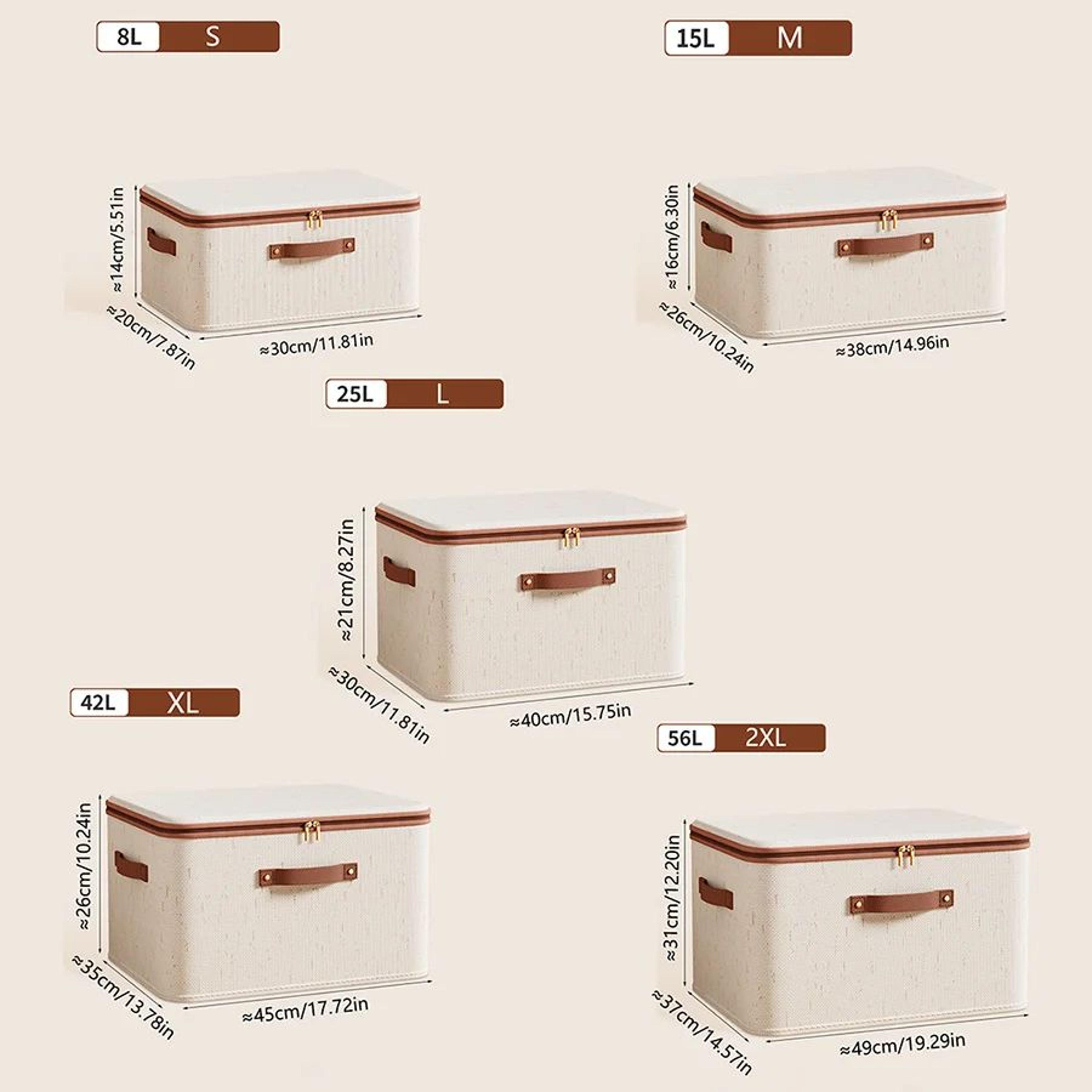 Foldable Linen Under Bed Storage Box With Lid And Handle 1