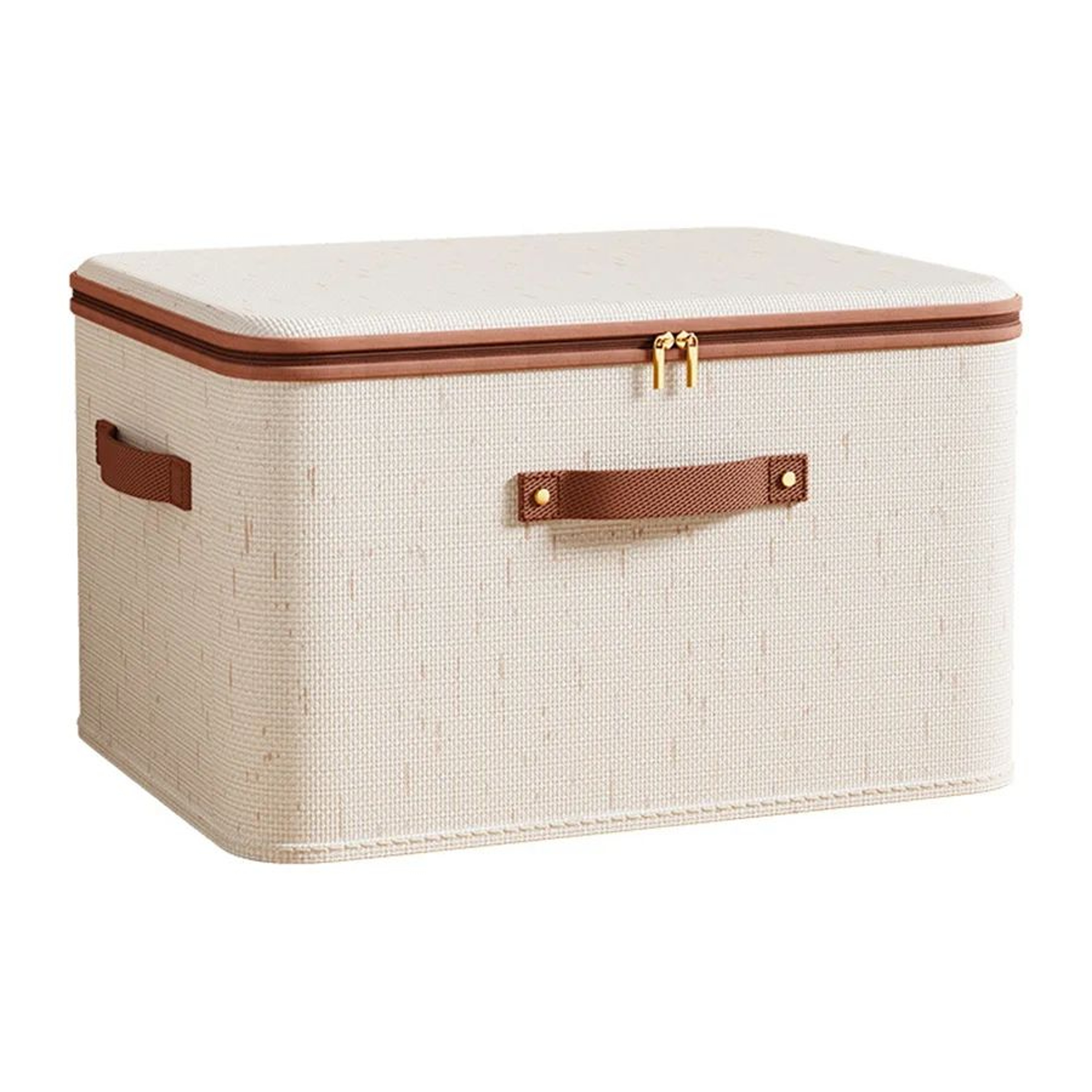 Foldable Linen Under Bed Storage Box With Lid And Handle 7