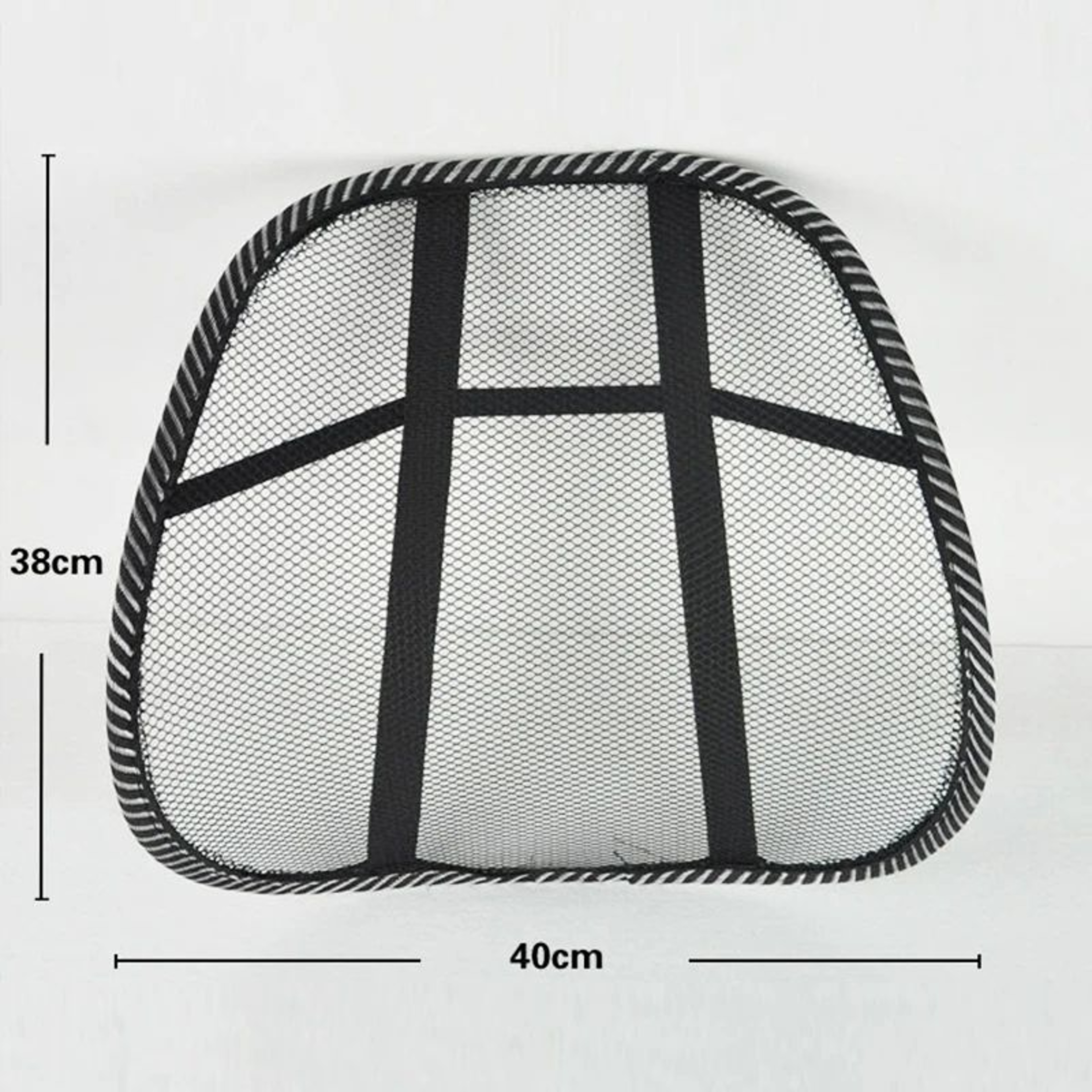 Ergonomic Mesh Lumbar Support Cushion With Massage Beads 11
