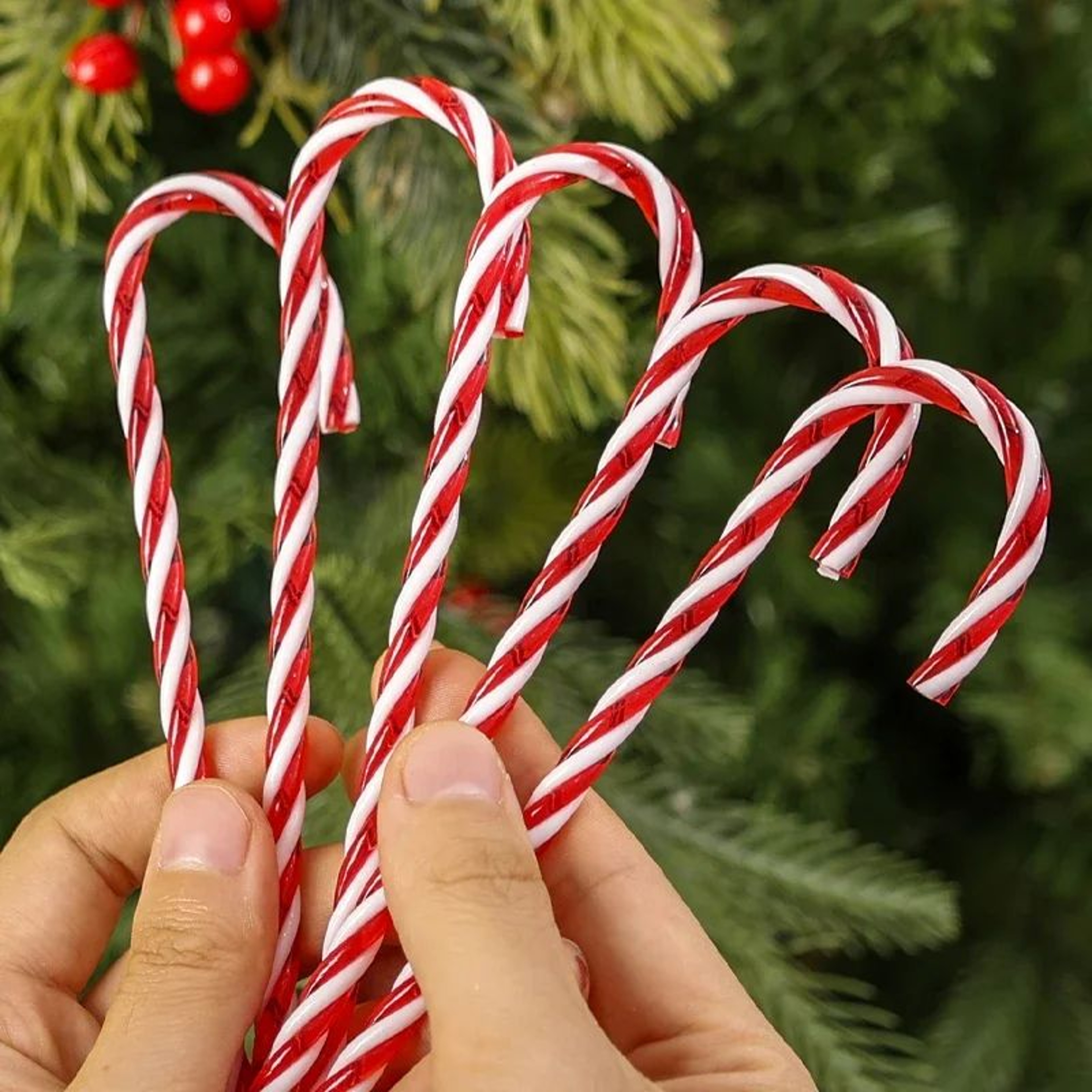 Christmas Candy Cane Tree Hanging Ornaments 1