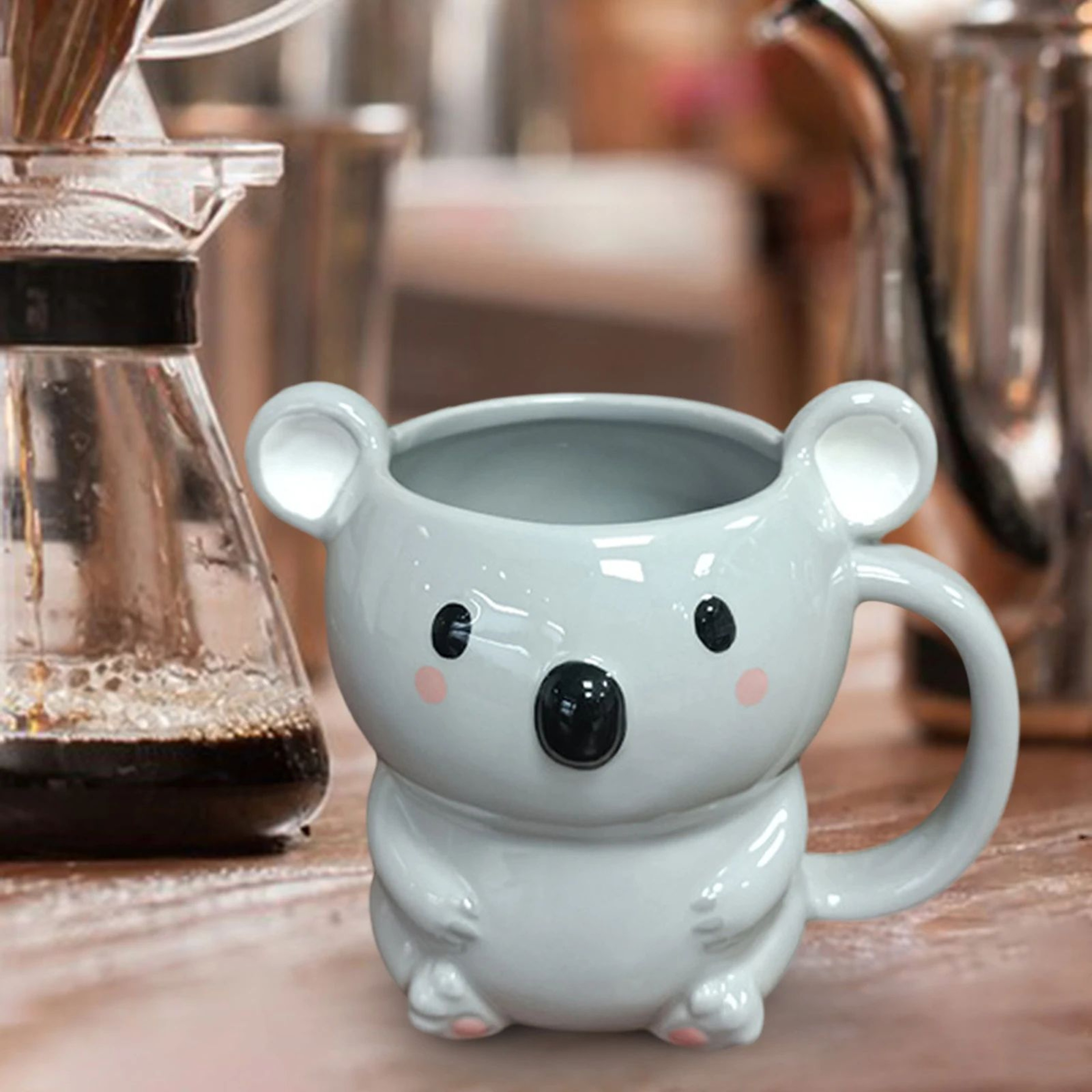 Cute Bear Panda Ceramic Mug With Handle 400 To 500ml 3