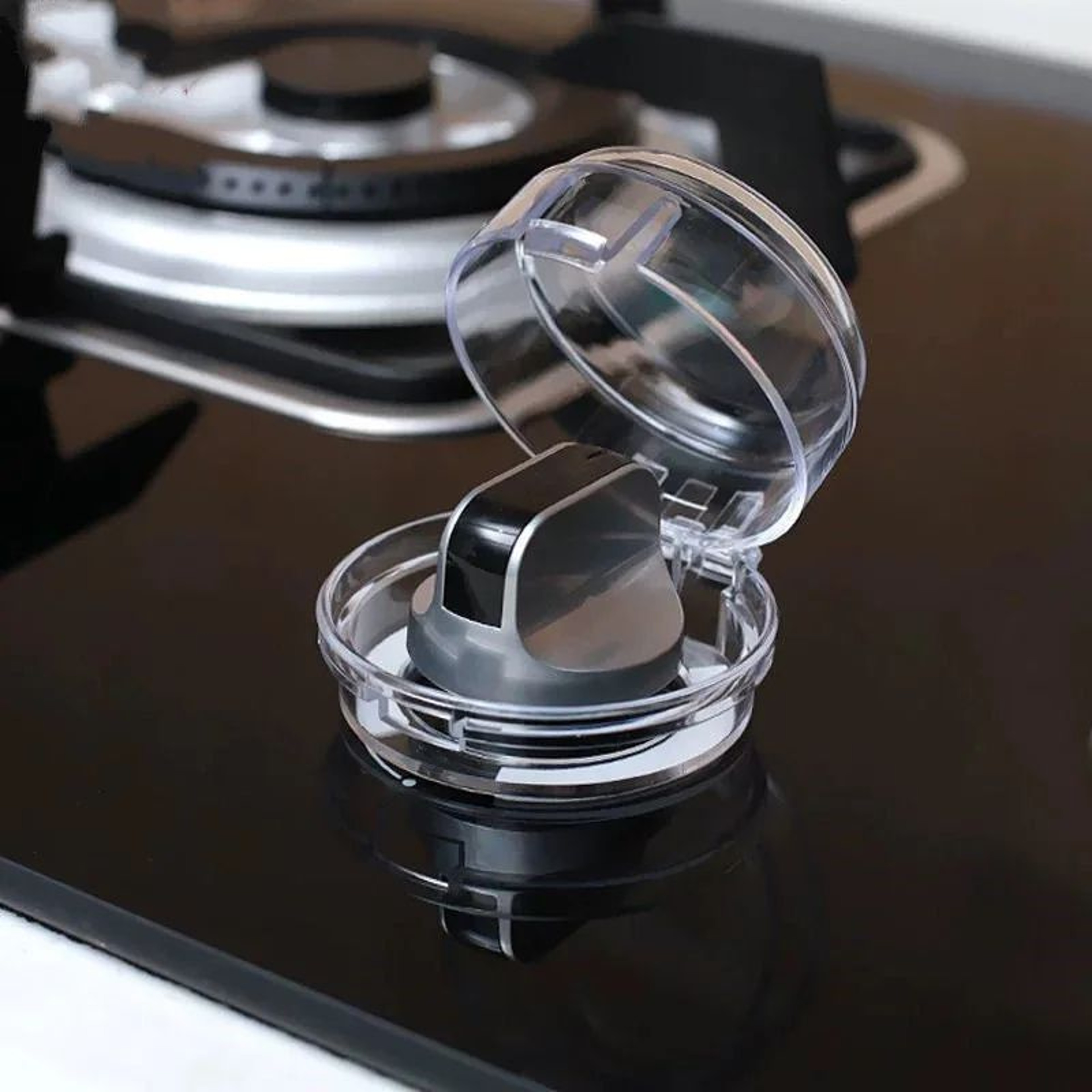 4 Piece Child Safety Gas Stove Knob Protector Covers 0