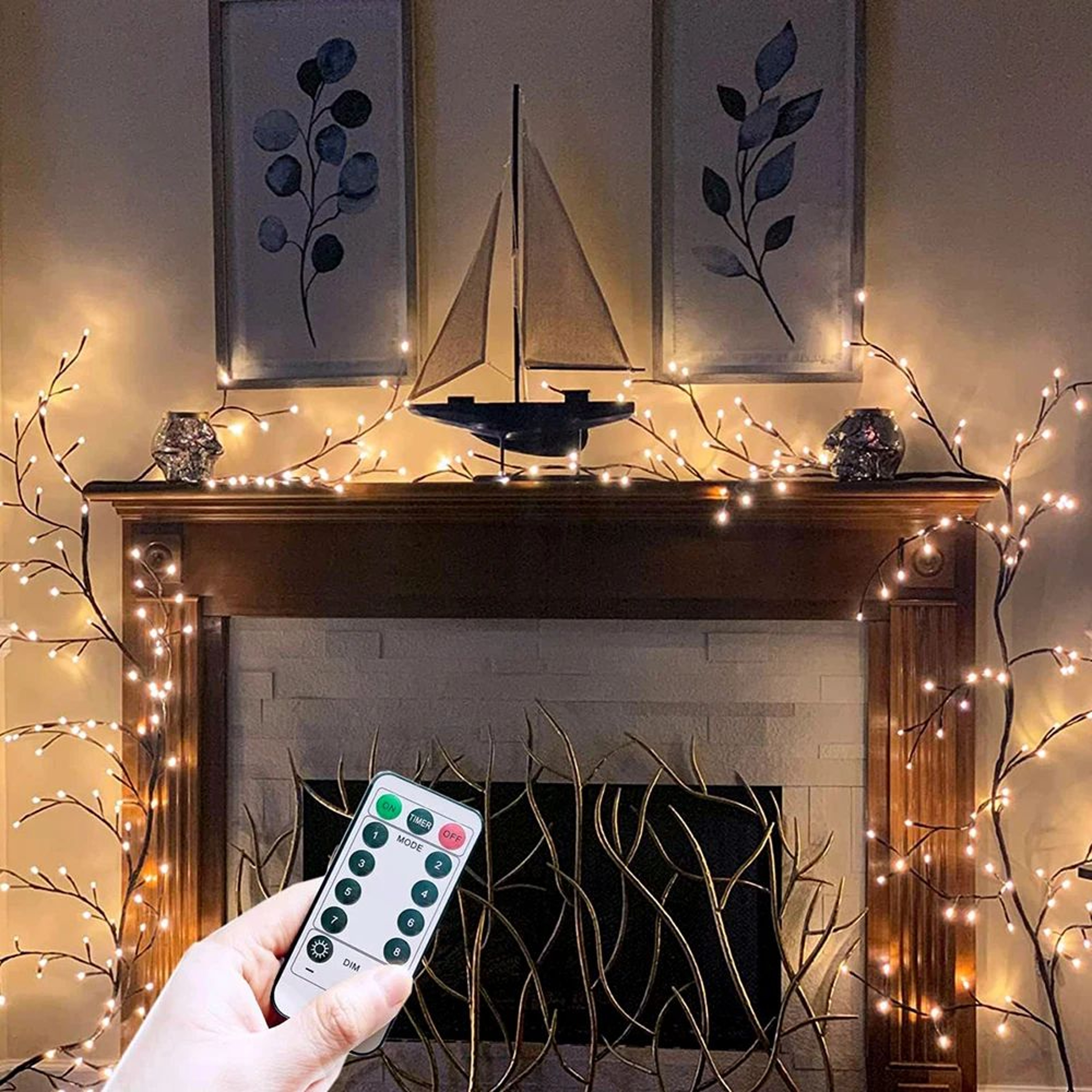 96 LED USB Tree And Vine Decorative String Light 2