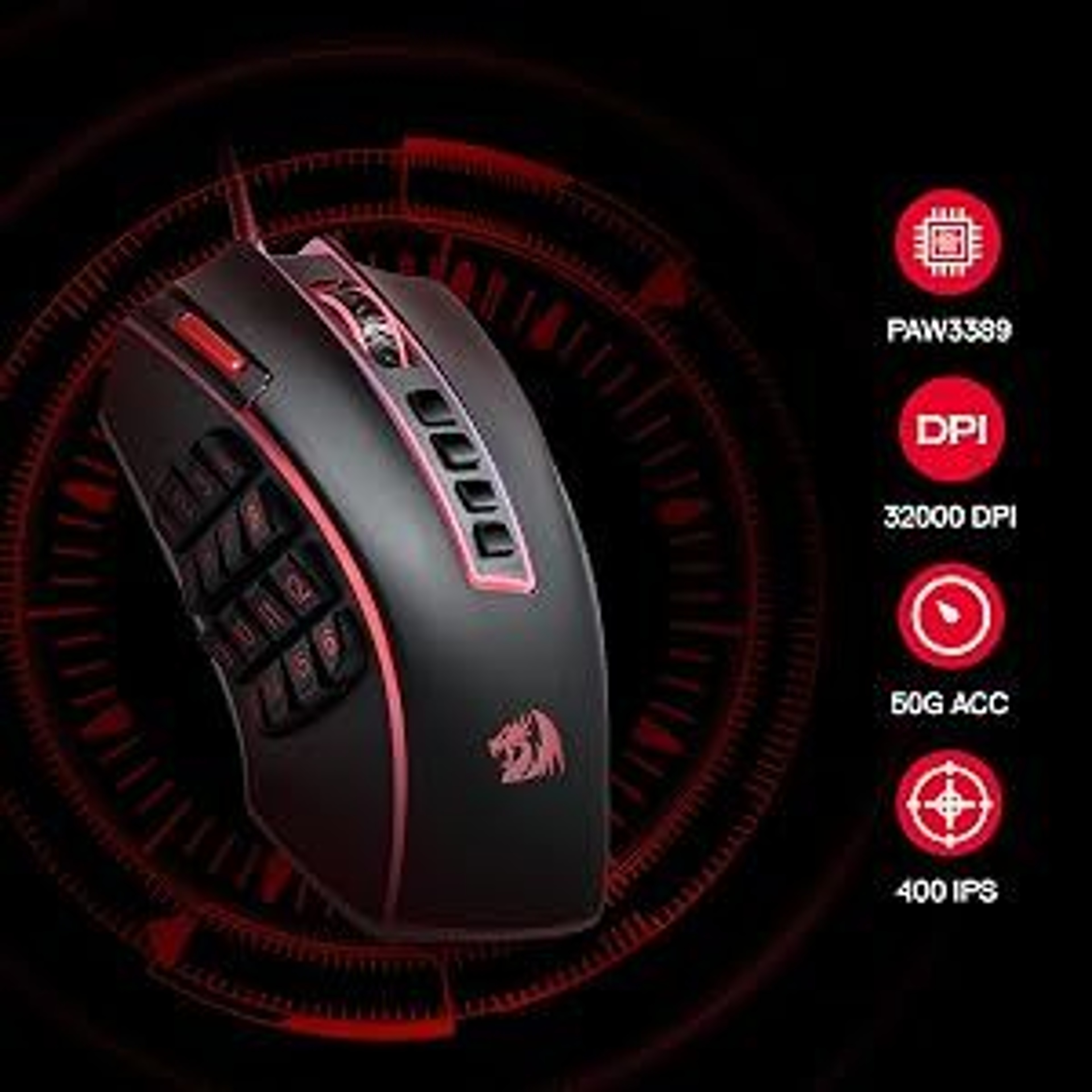 Redragon M990 RGB MMO Gaming Mouse With 23 Programmable Buttons 7