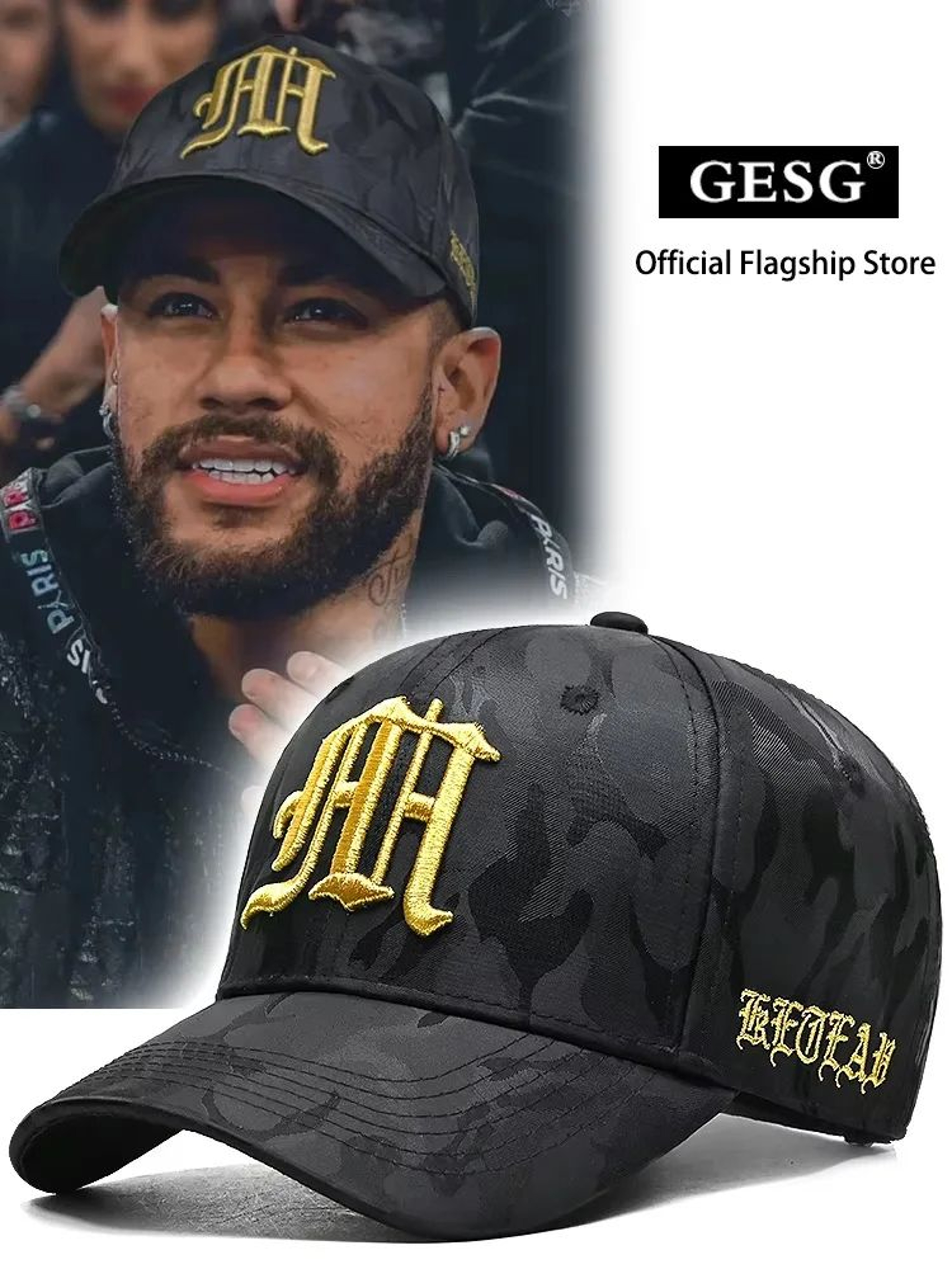 Camouflage Embroidered Tactical Baseball Cap For Men 2