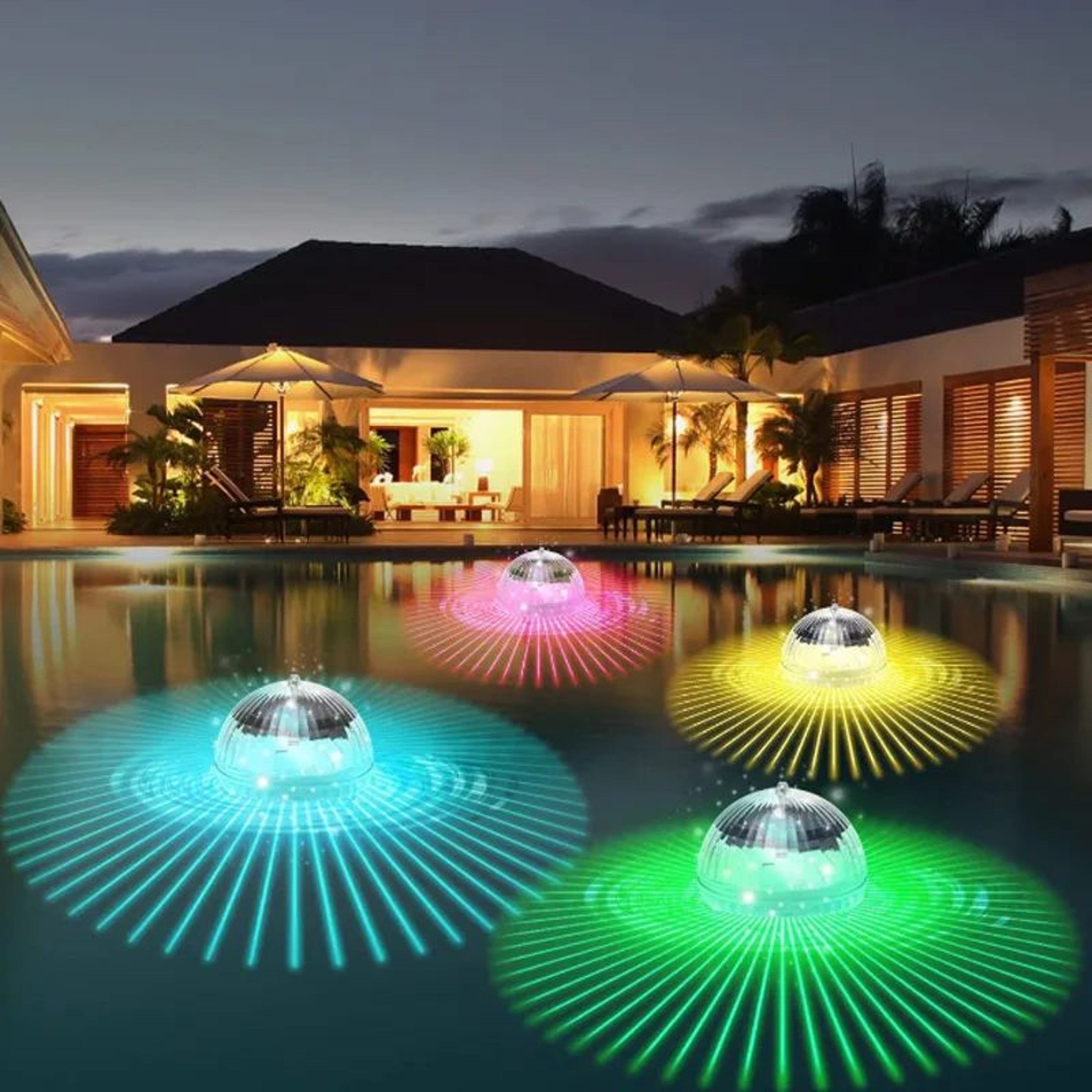 Solar Floating Magic Ball Color Light For Pool And Lawn 0