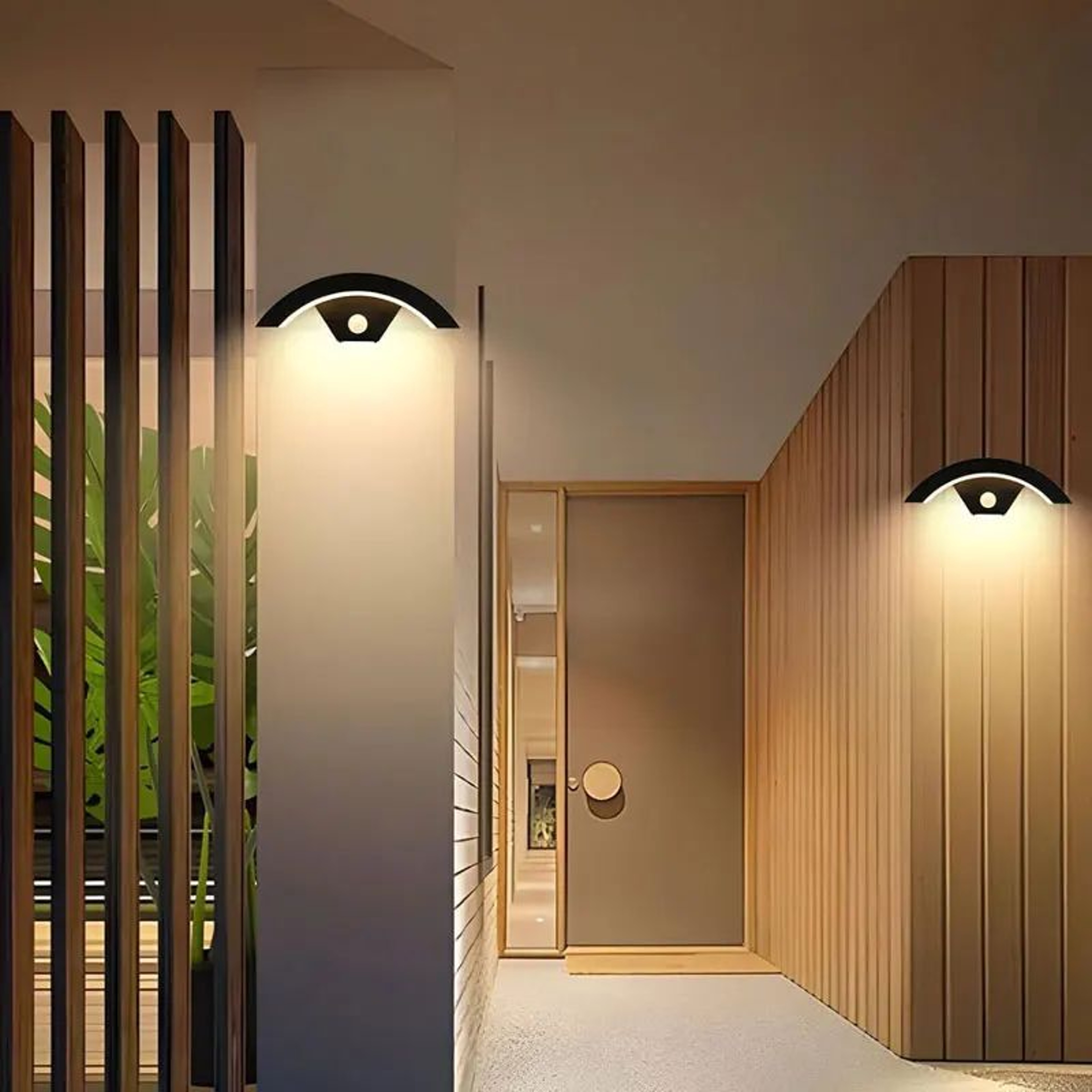 Aluminum LED Motion Sensor Wall Light Waterproof Outdoor Lamp 4