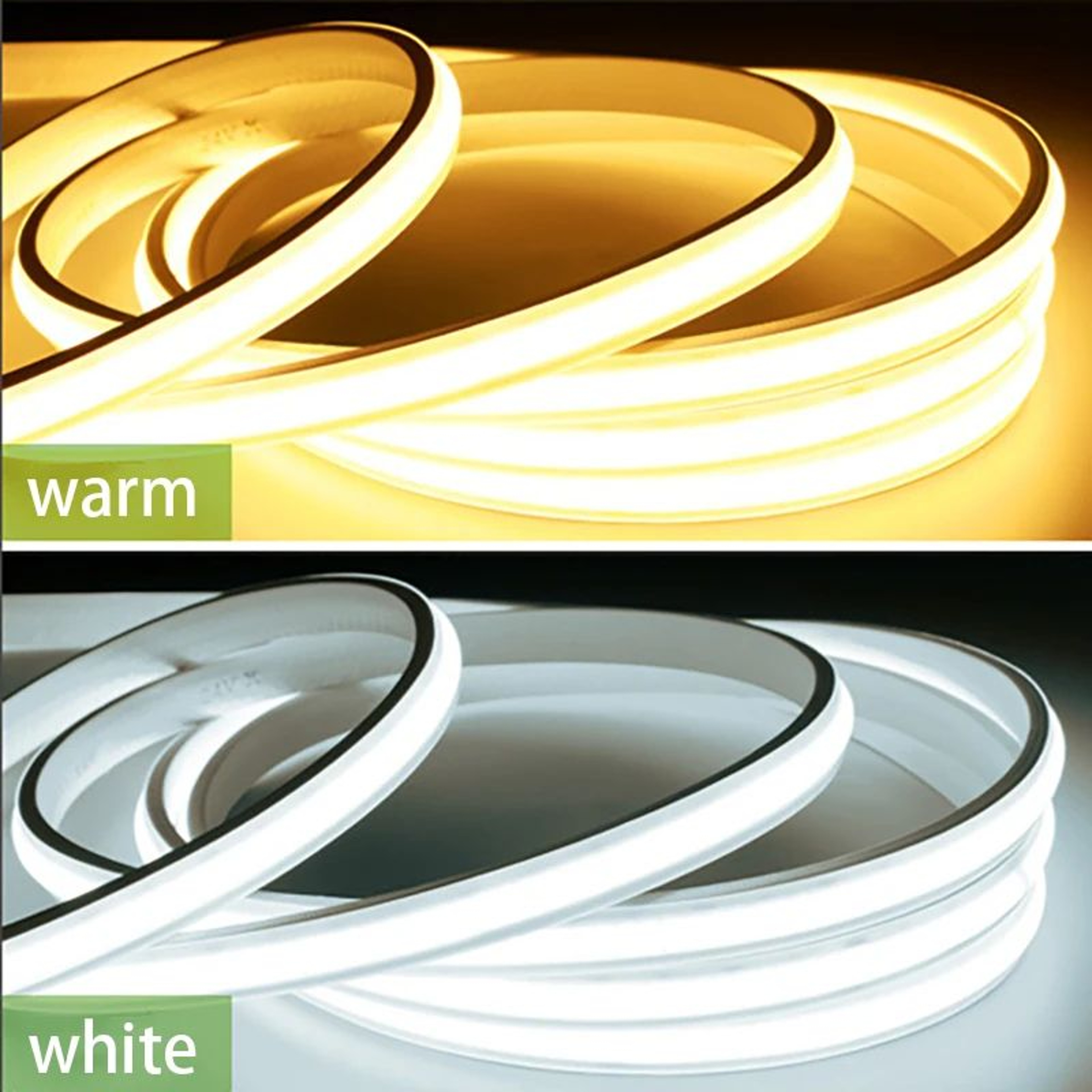 High Brightness COB LED Strip Light Flexible Ribbon For Home Lighting 2