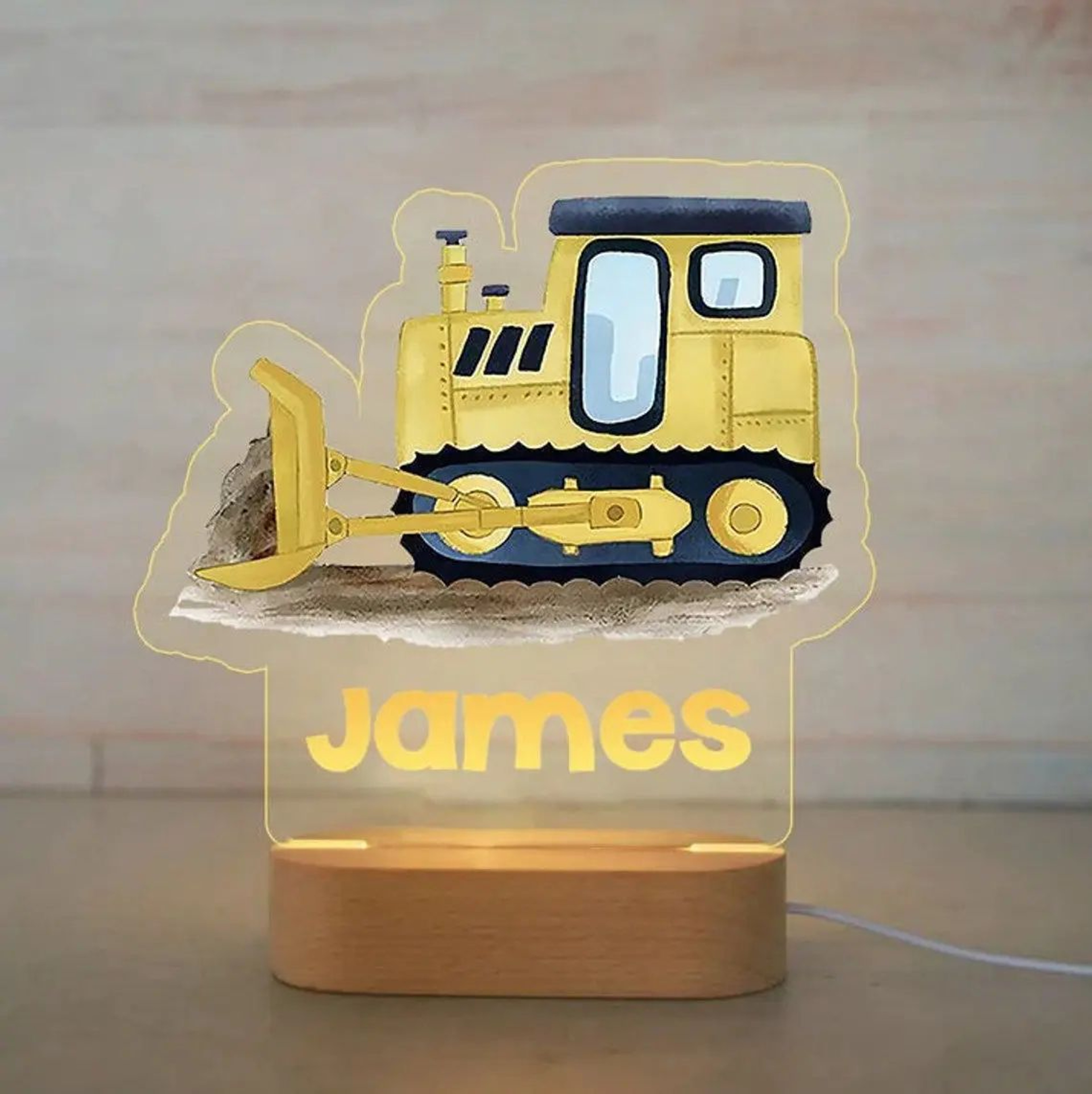 Personalized Animal Night Light With Custom Name For Kids 13