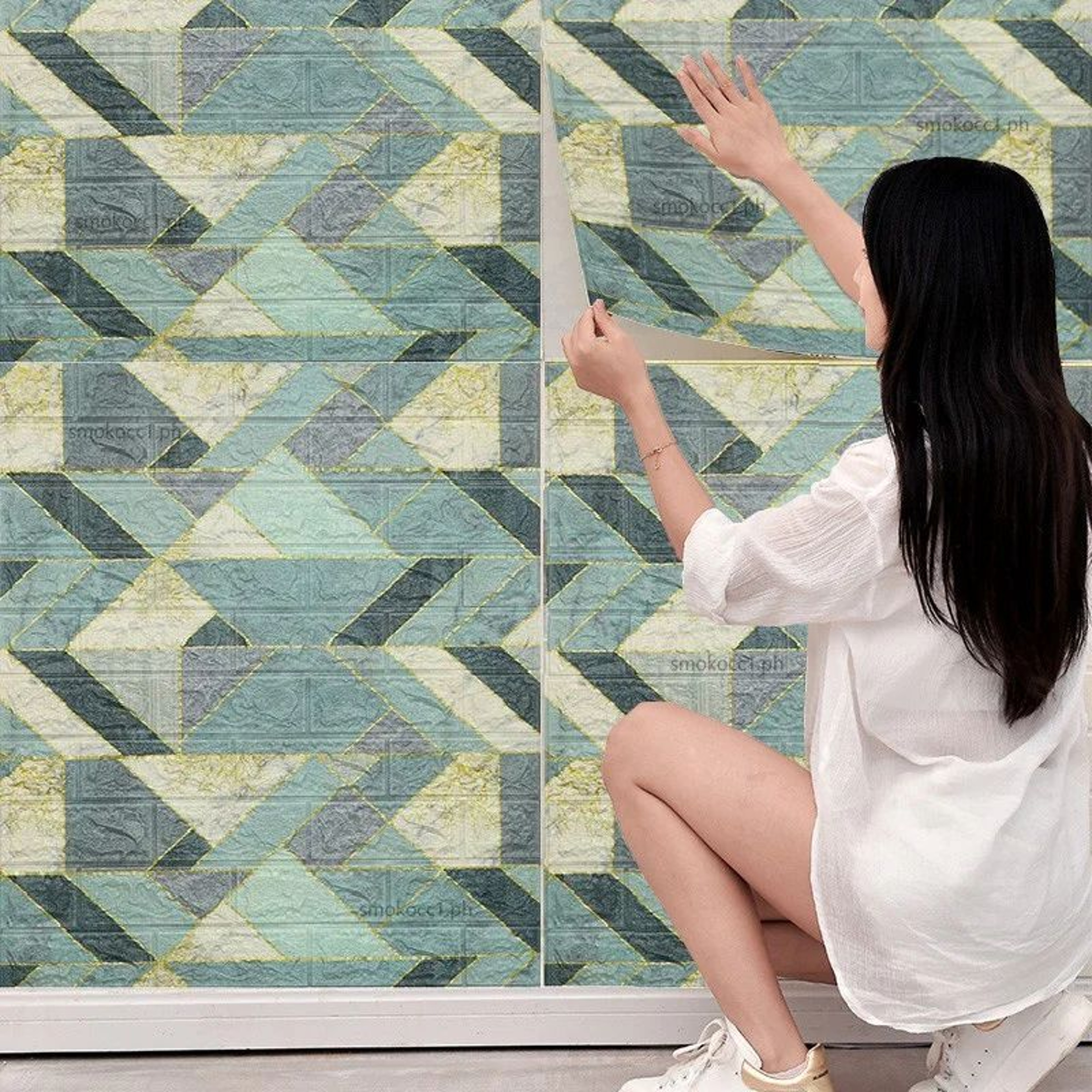 Self Adhesive 3D Brick Wall Panels For Living Room And Bedroom Decor 3