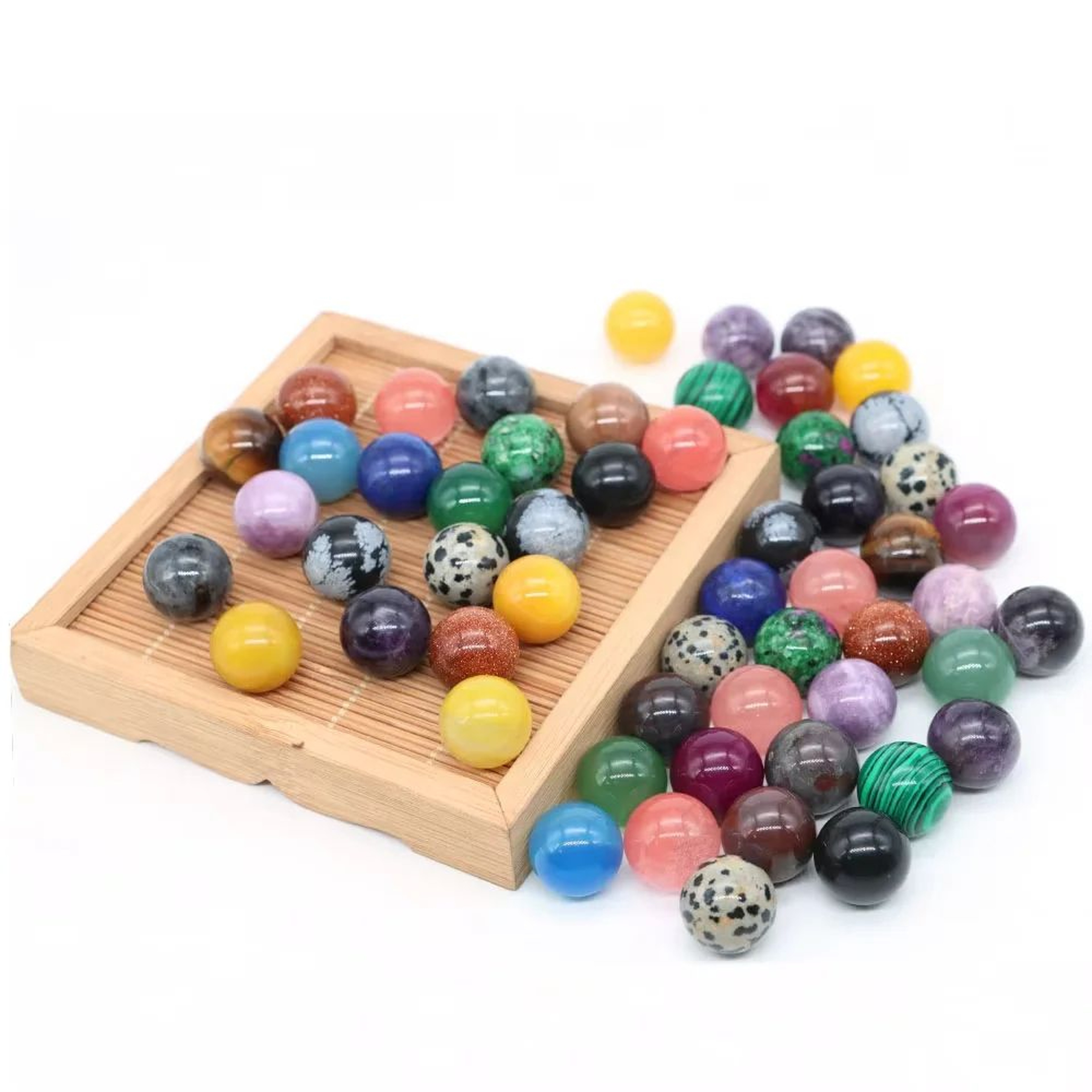16mm Natural Stone Crystal Sphere For Home Decor And Gifts 13
