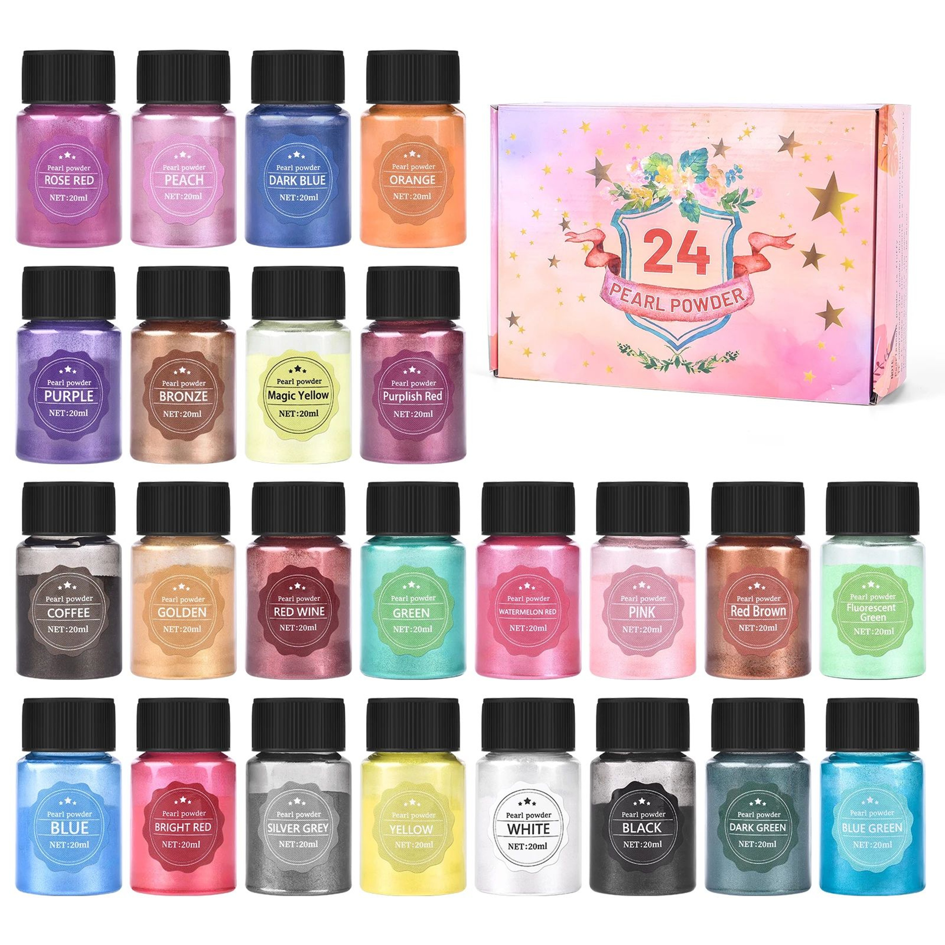 Pearlescent Mica Pigment Powder For Epoxy Resin And DIY Crafts 0