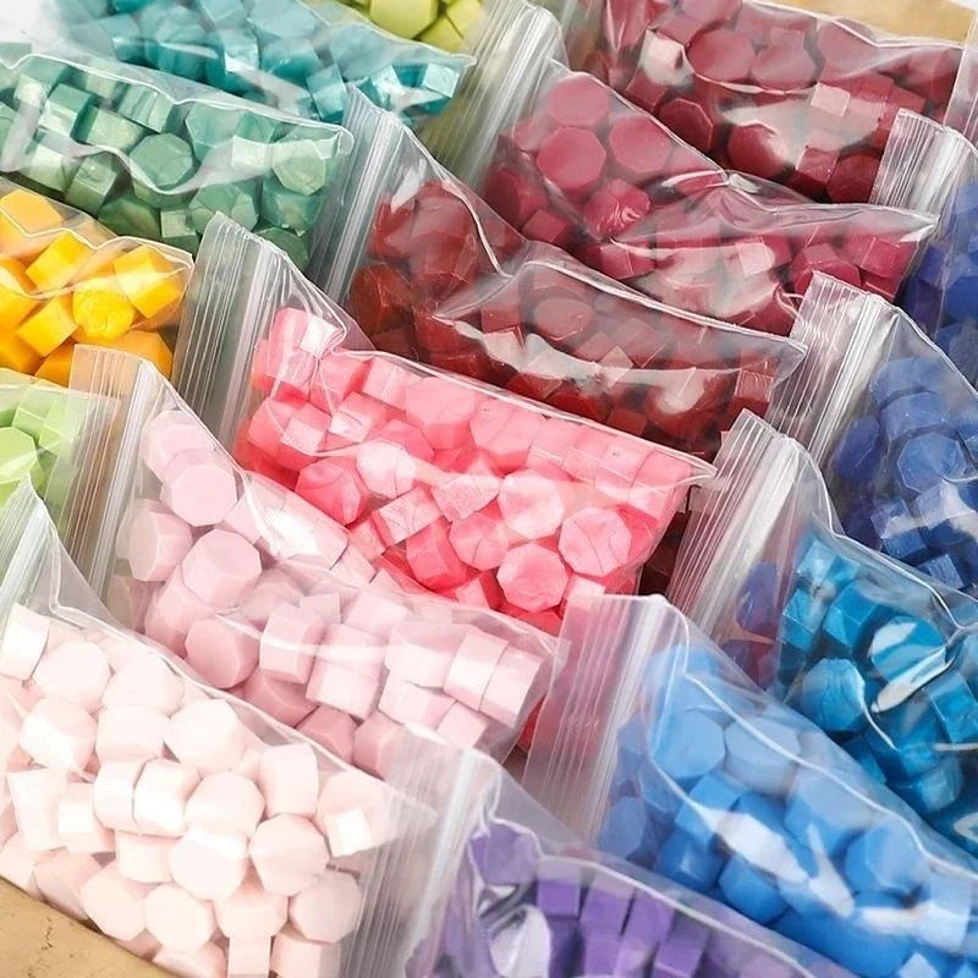 100 Piece Retro Sealing Wax Beads For Invitations And Scrapbook Crafts 0