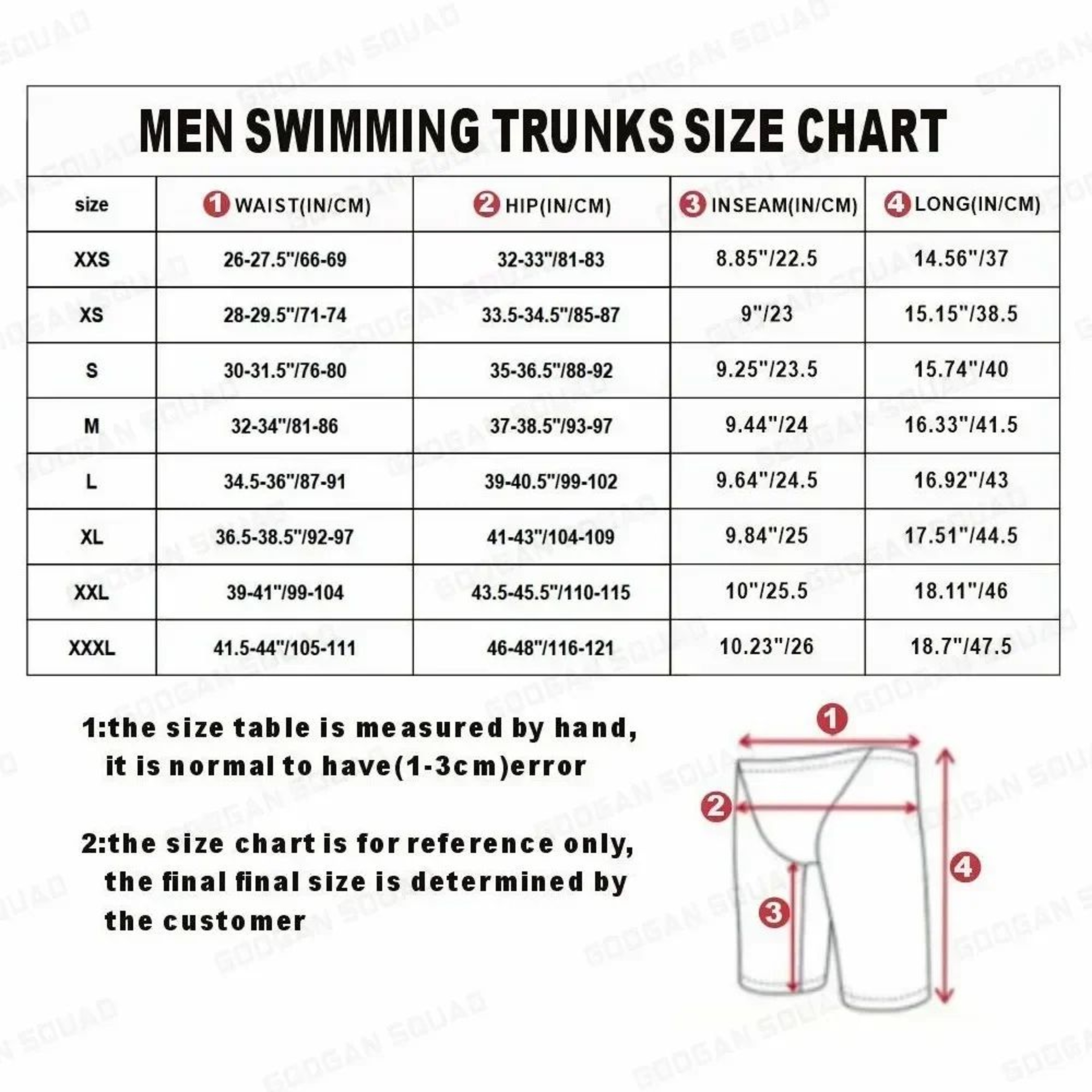 Mens Quick Dry Stretch Swim Jammer Shorts – view 13