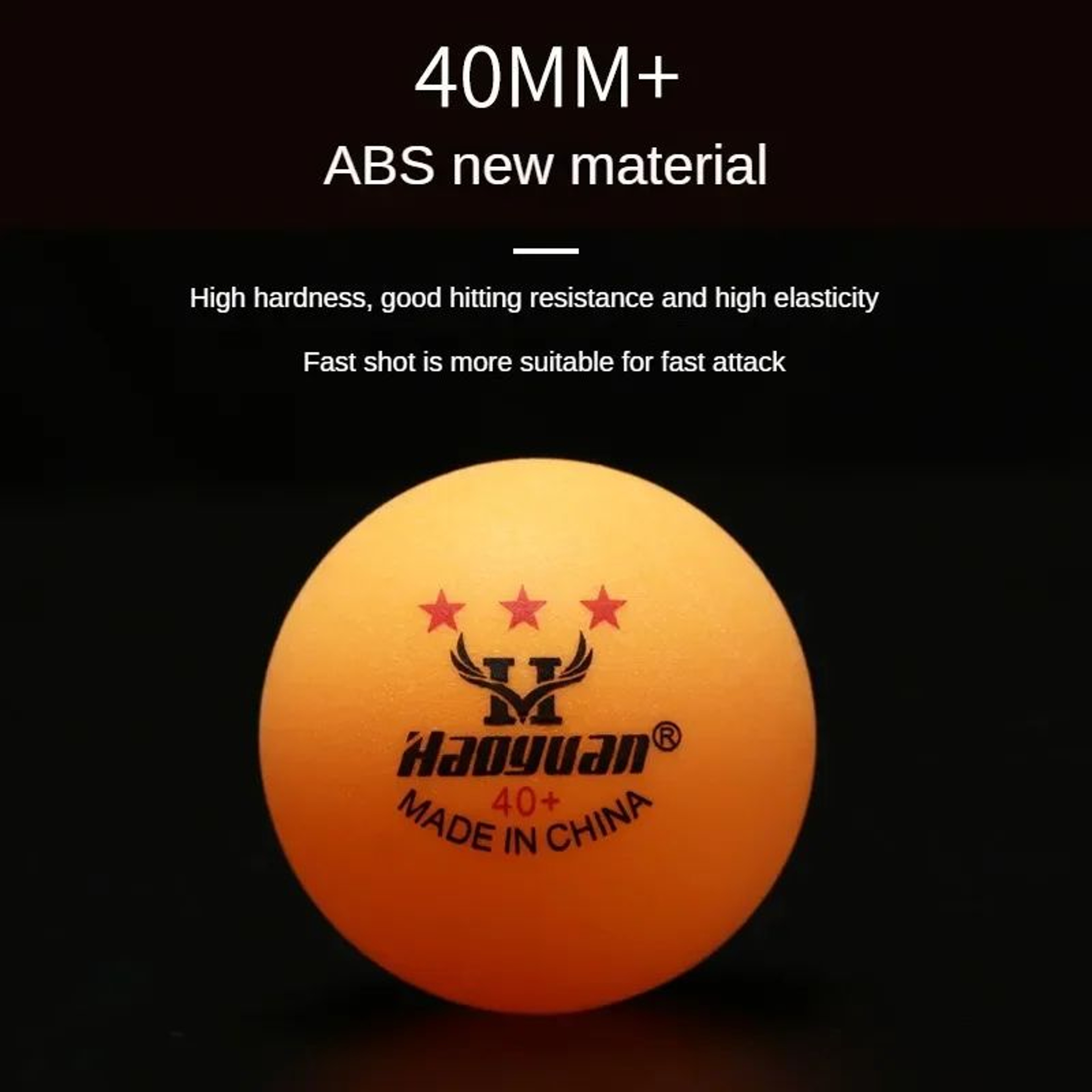 60pcs 3 Star ABS Table Tennis Balls For Training And Match Practice 1