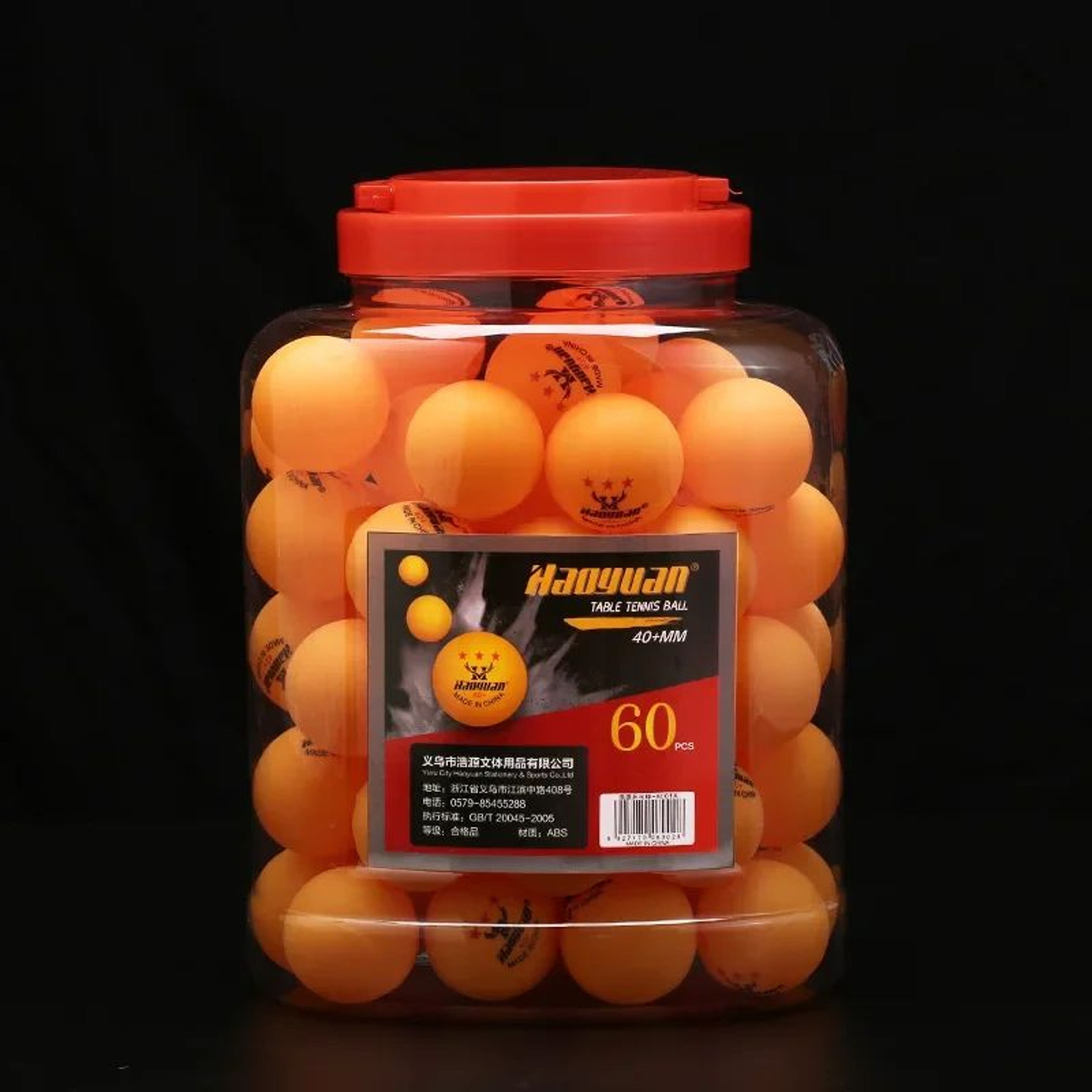 60pcs 3 Star ABS Table Tennis Balls For Training And Match Practice 5