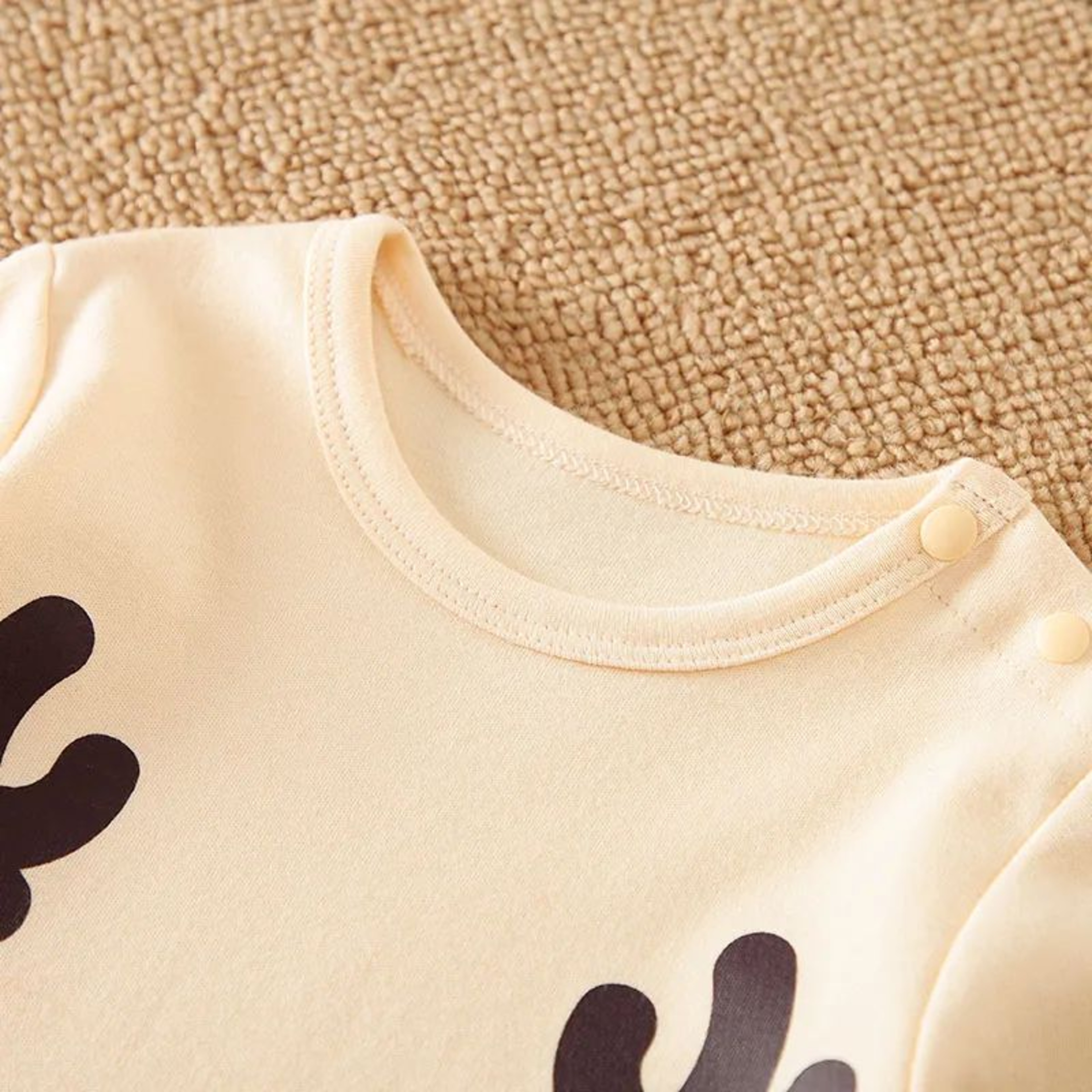 Baby Christmas Elk Costume Romper Long Sleeve Holiday Outfit 3