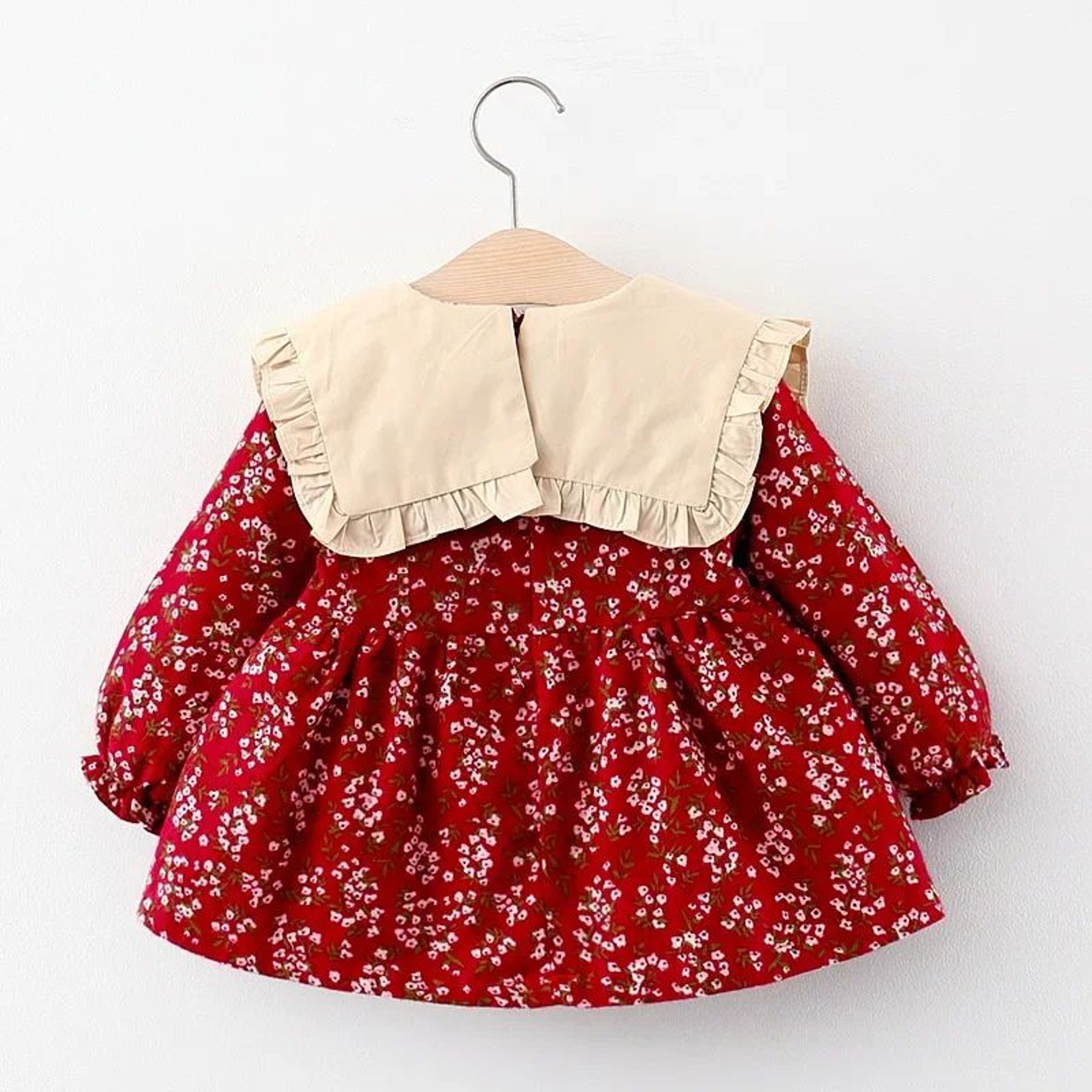 Girls Long Sleeve Printed Princess Dress For Spring And Autumn 3