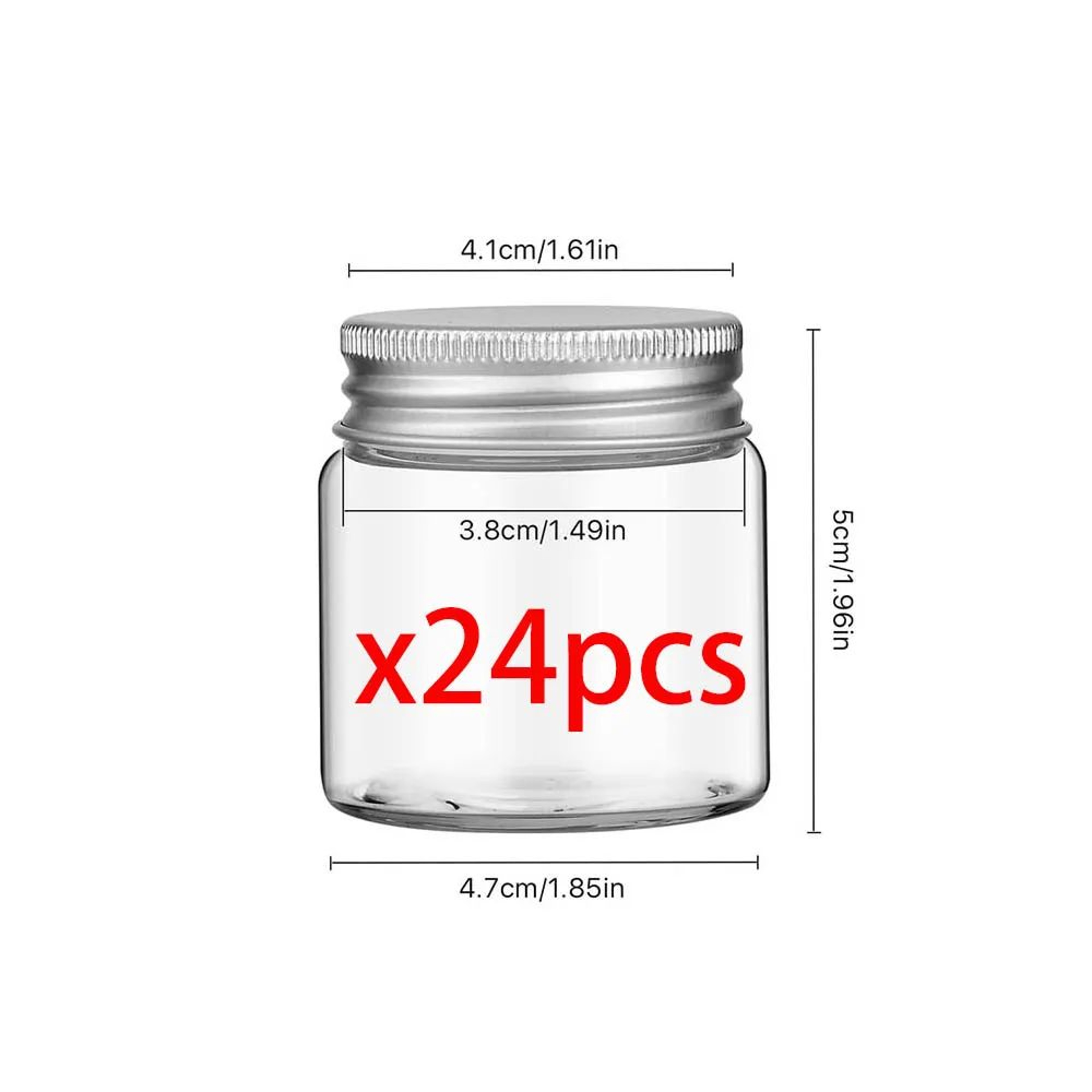 Mini Mason Glass Jars 2oz With Wide Mouth And Sealing Lids 8