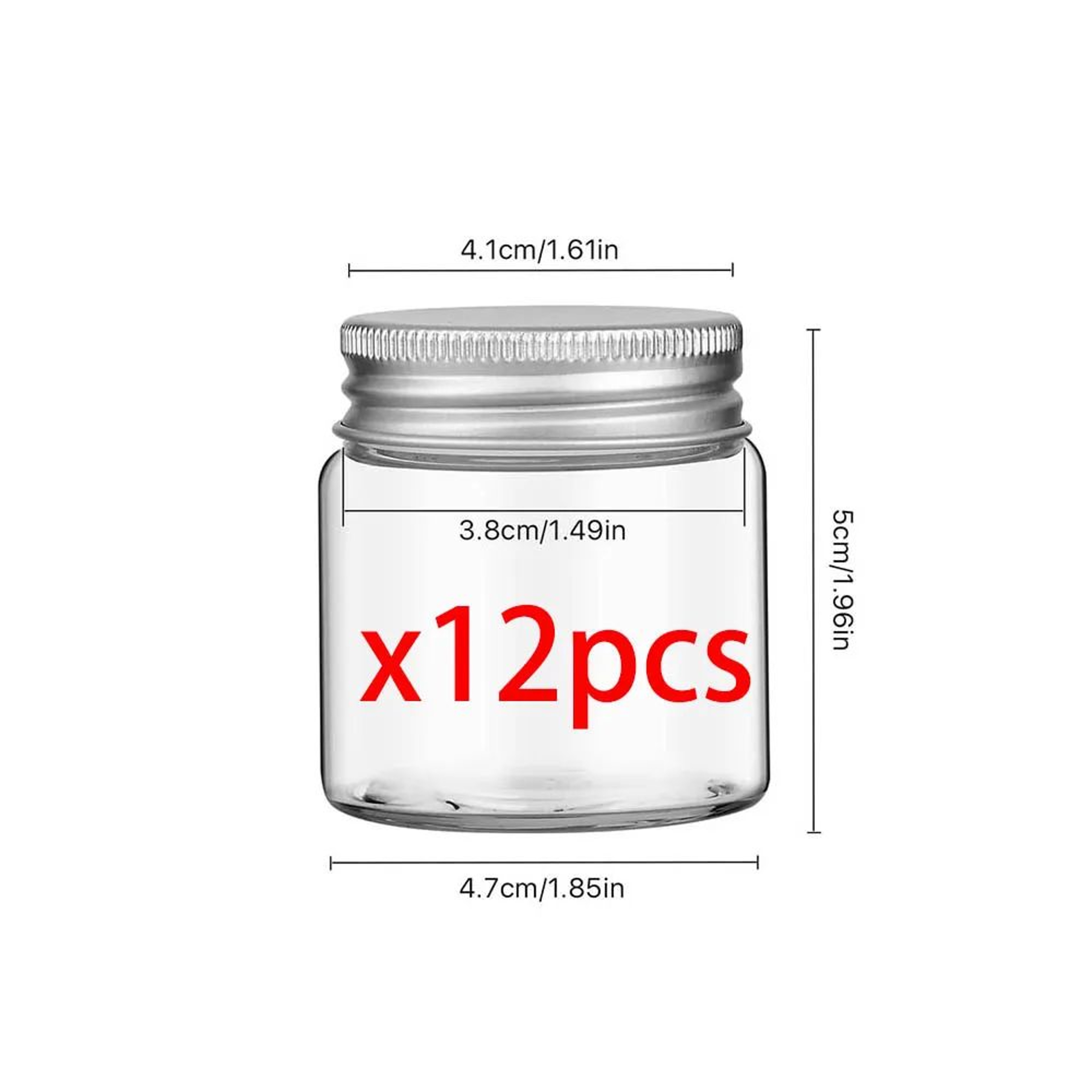 Mini Mason Glass Jars 2oz With Wide Mouth And Sealing Lids 7