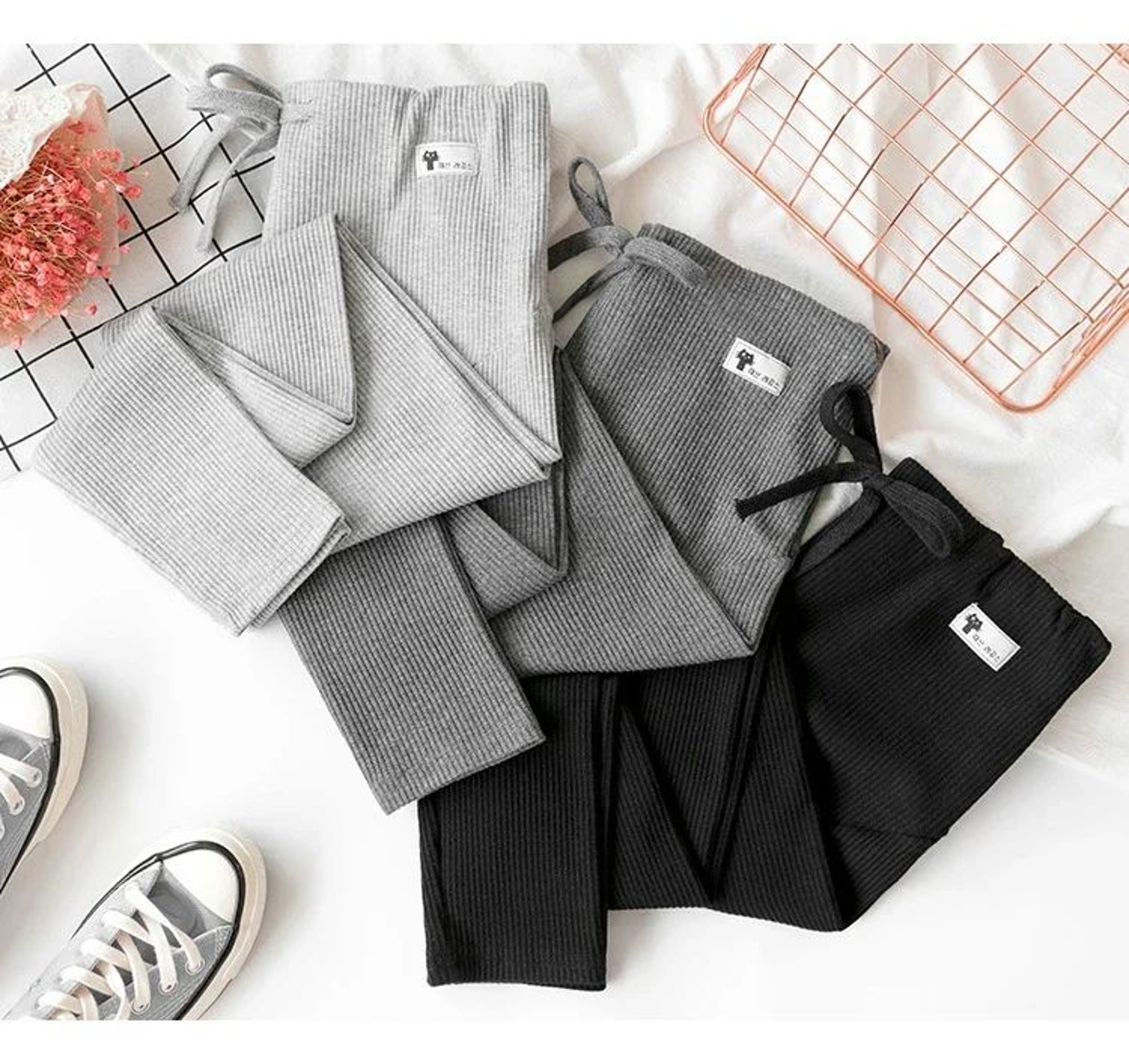 Soft Cotton High Waist Maternity Leggings With Adjustable Waist 9