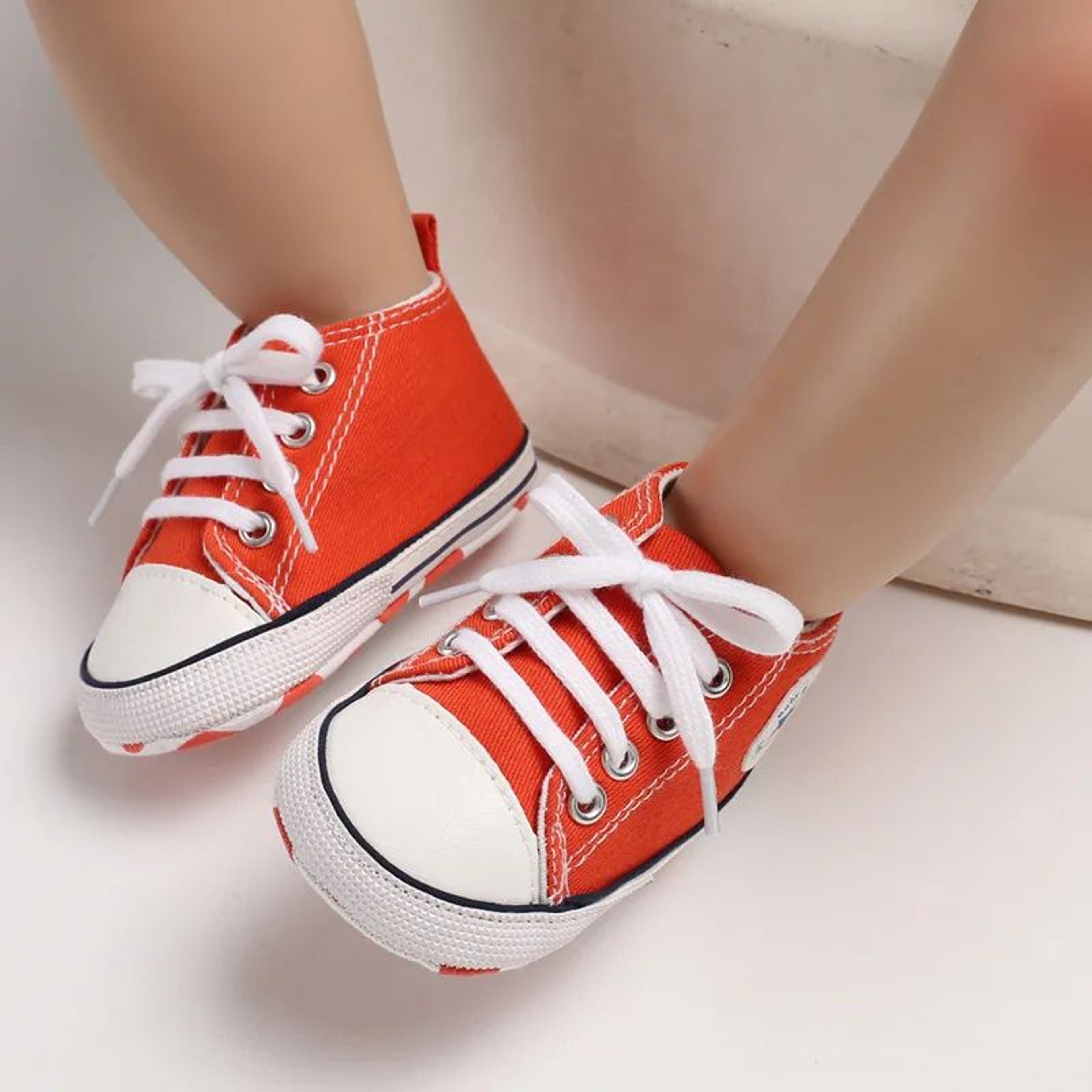 Baby Canvas Star Sneakers With Anti Slip Soles For Boys And Girls 17