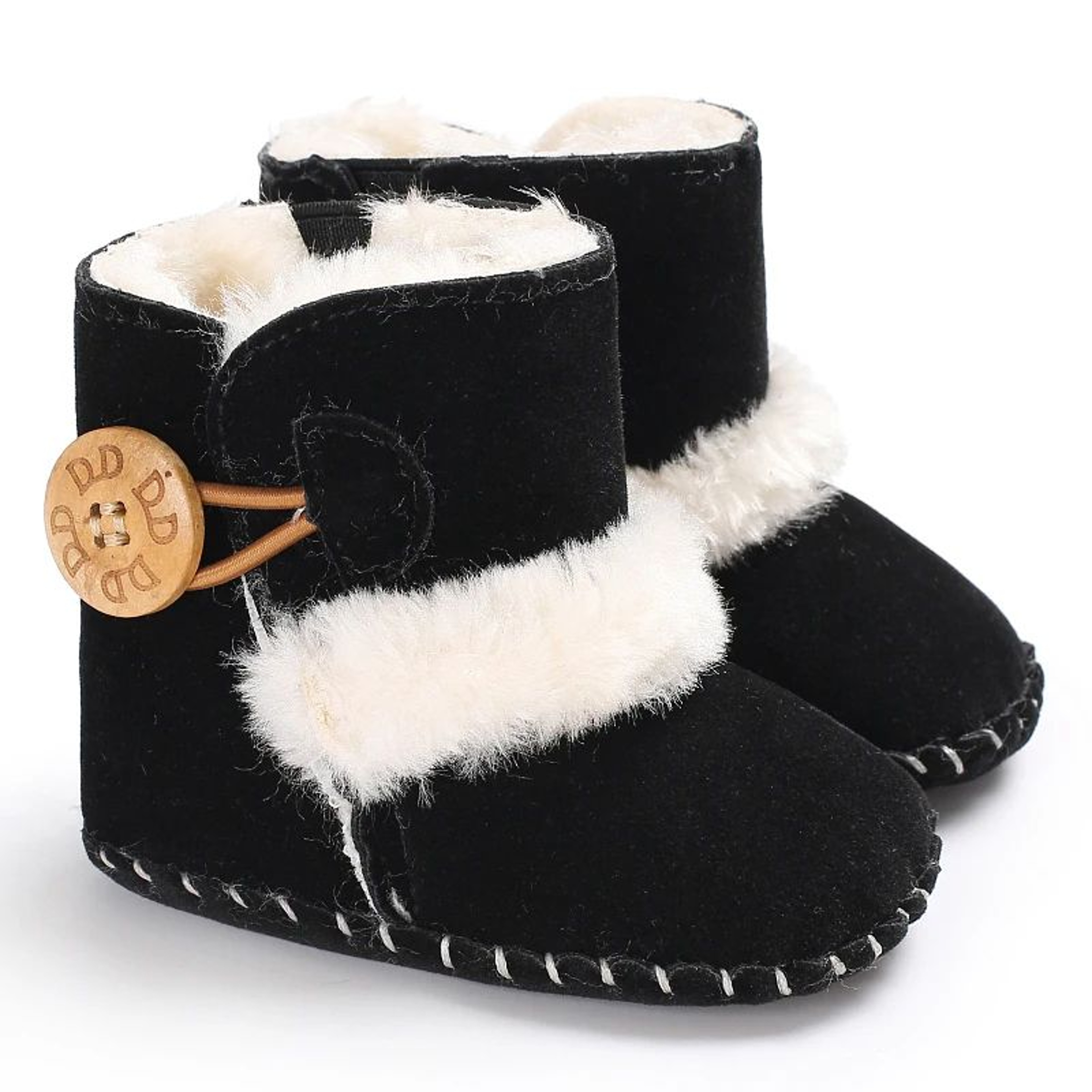 Baby Winter Plush Boots With Warm Lining And Anti Slip Rubber Sole 14