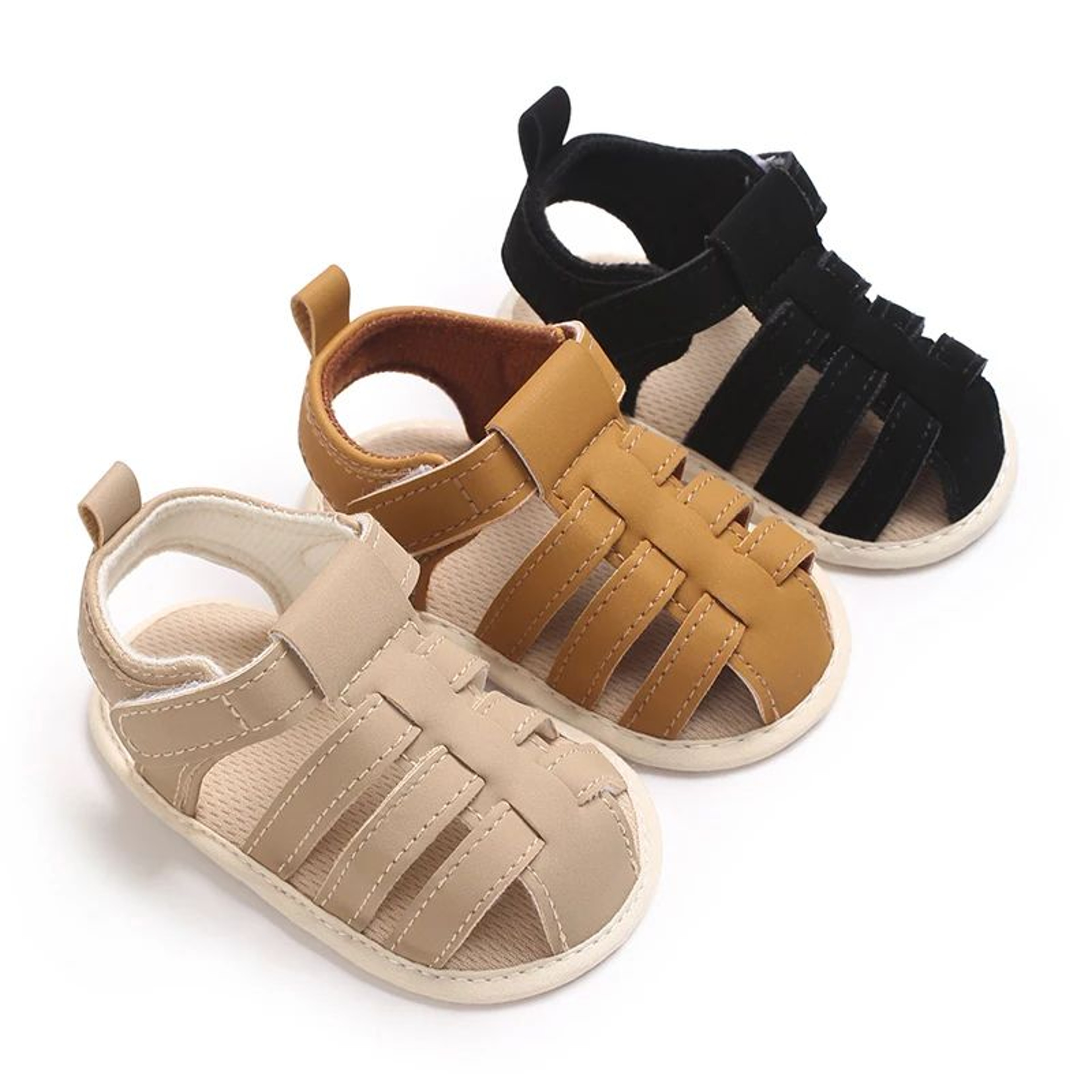 Baby Boys Breathable Lightweight Sandals With Anti Slip Soles 0