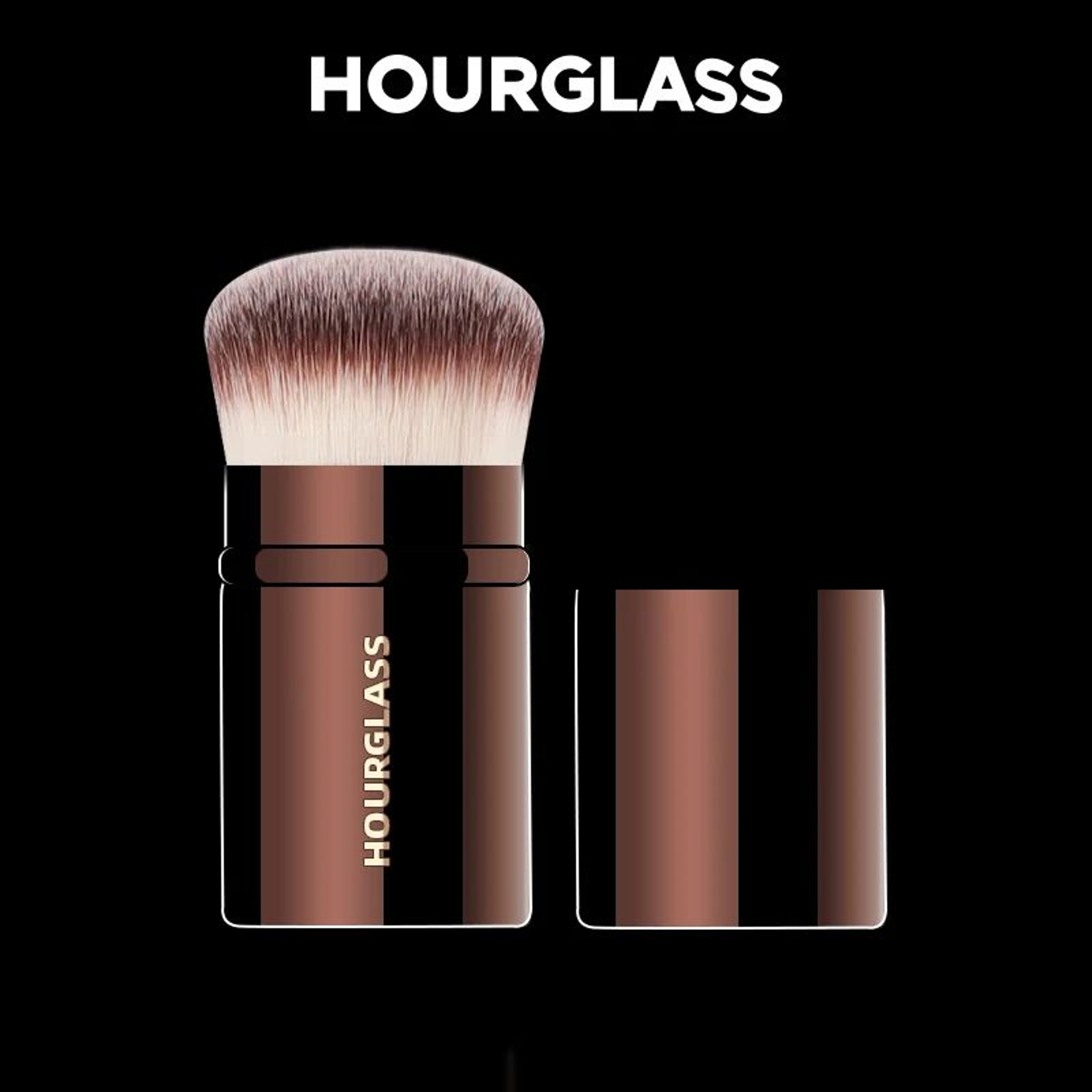 Retractable Blush Brush With Soft Fiber Bristles For Everyday Makeup 0