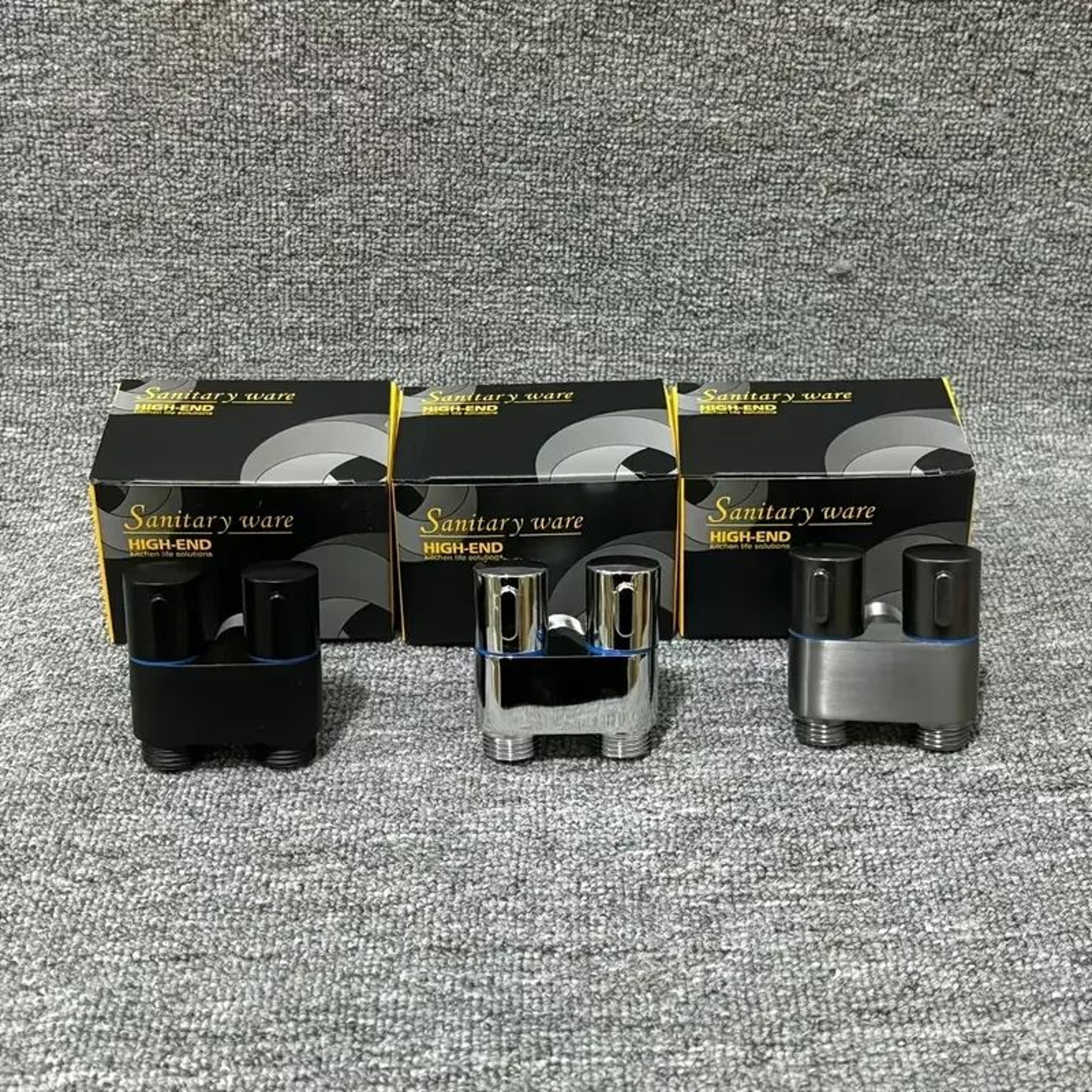 Stainless Steel Double Outlet Angle Valve For Bathroom And Washing Machine 3