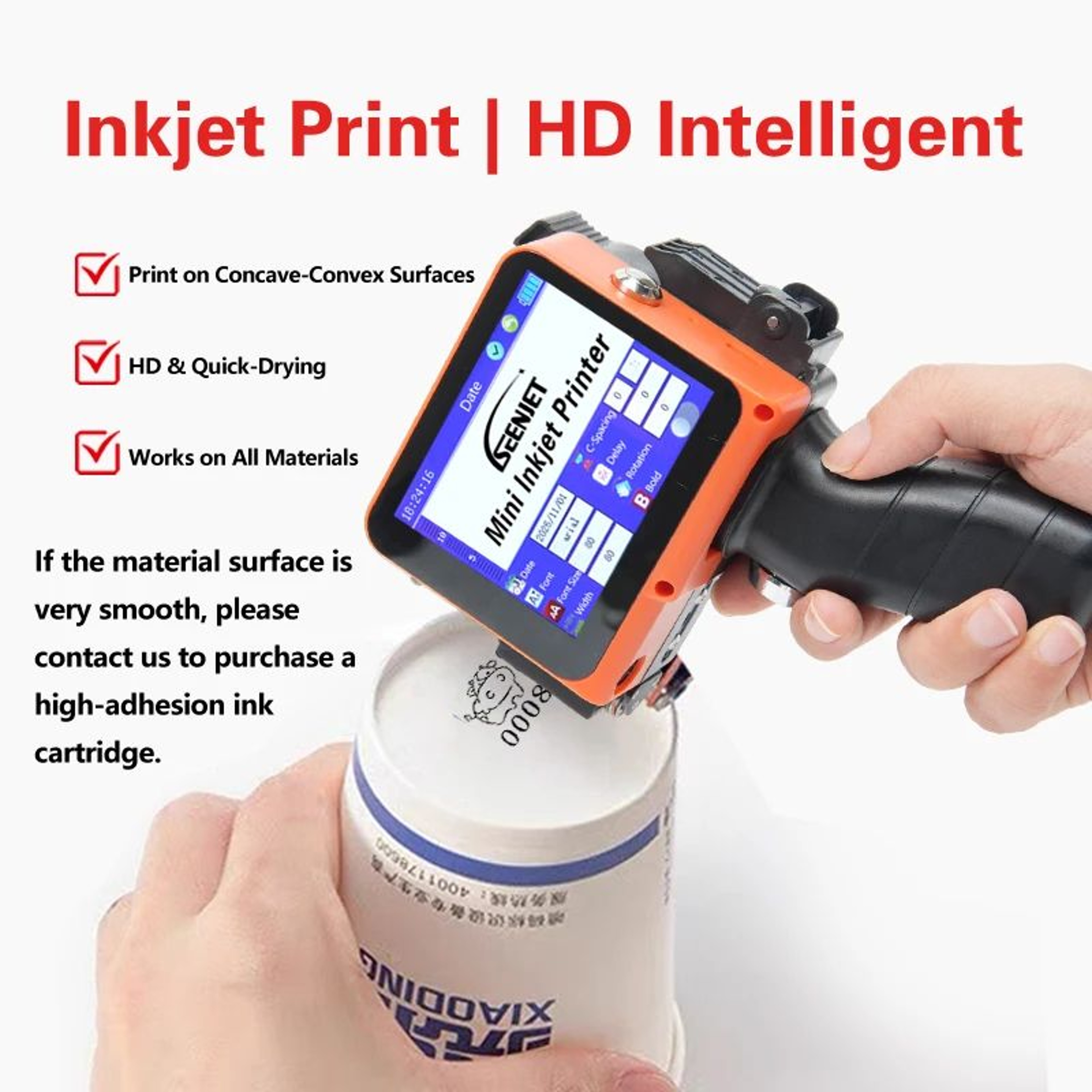 Mini Handheld Inkjet Printer For Expiry Dates Logos And QR Codes 2
