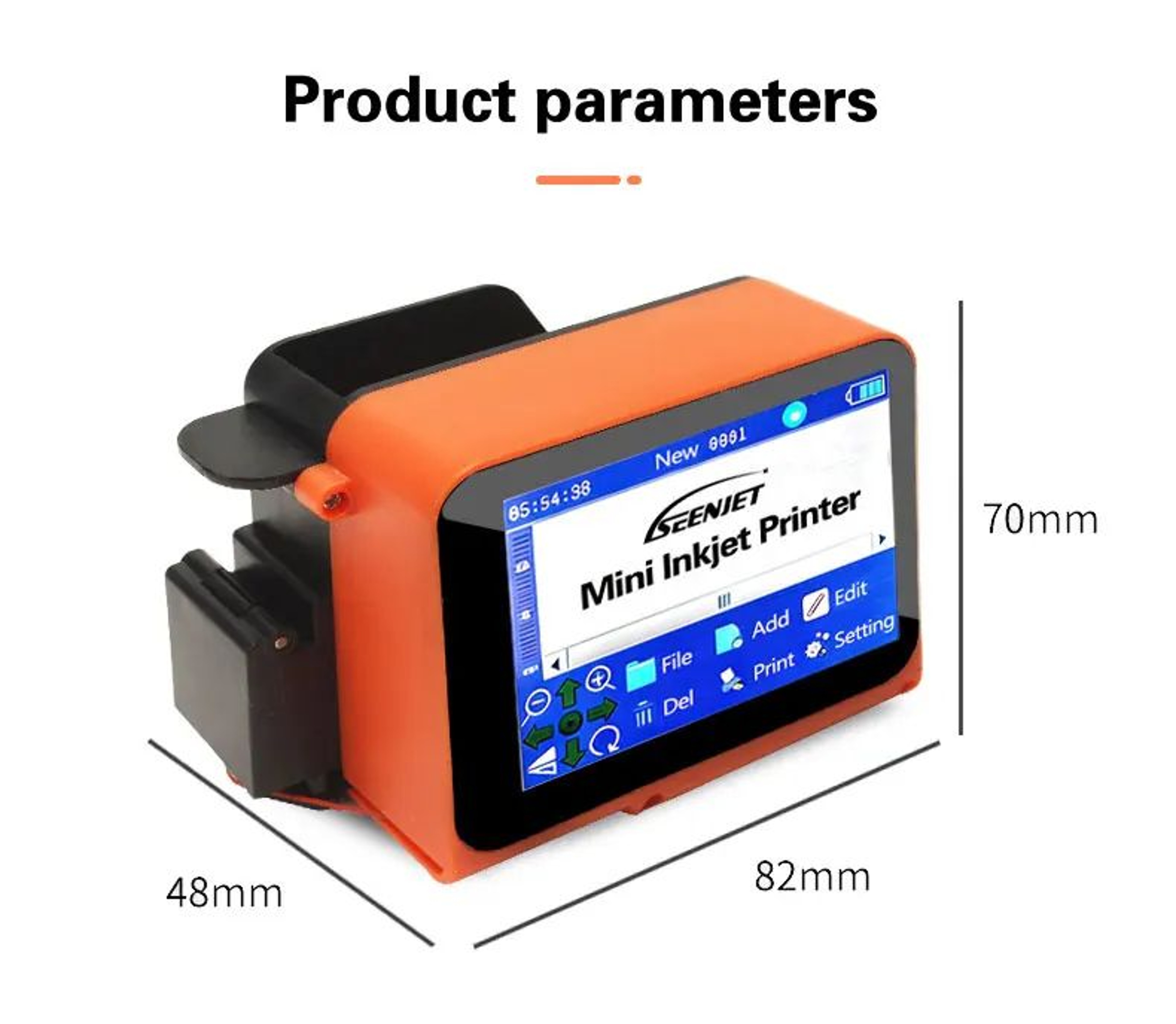 Mini Handheld Inkjet Printer For Expiry Dates Logos And QR Codes 13