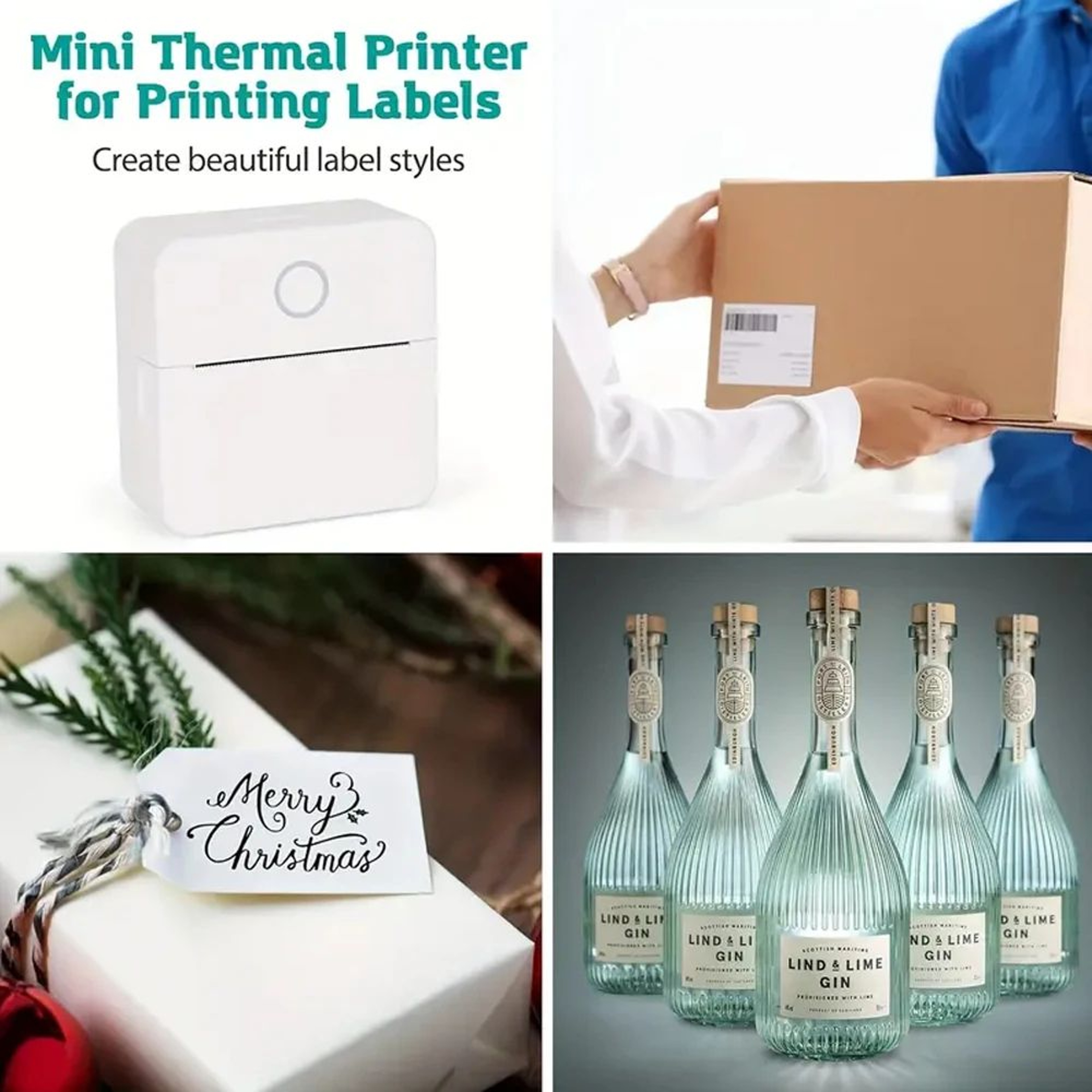Mini Bluetooth Inkless Pocket Printer For Stickers And Journal Notes 4