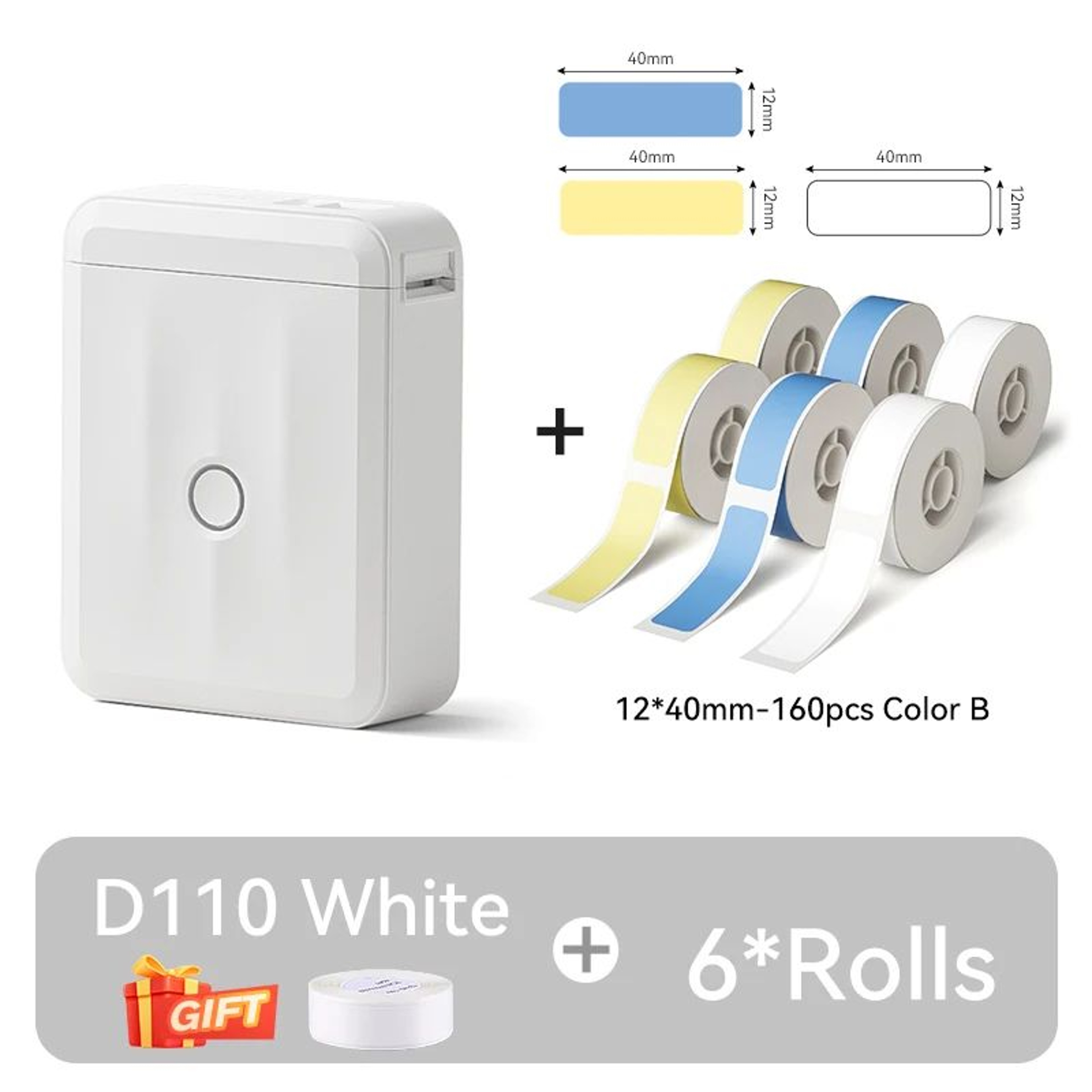 NIIMBOT D110 Mini Bluetooth Thermal Label Printer For Home Organization 19