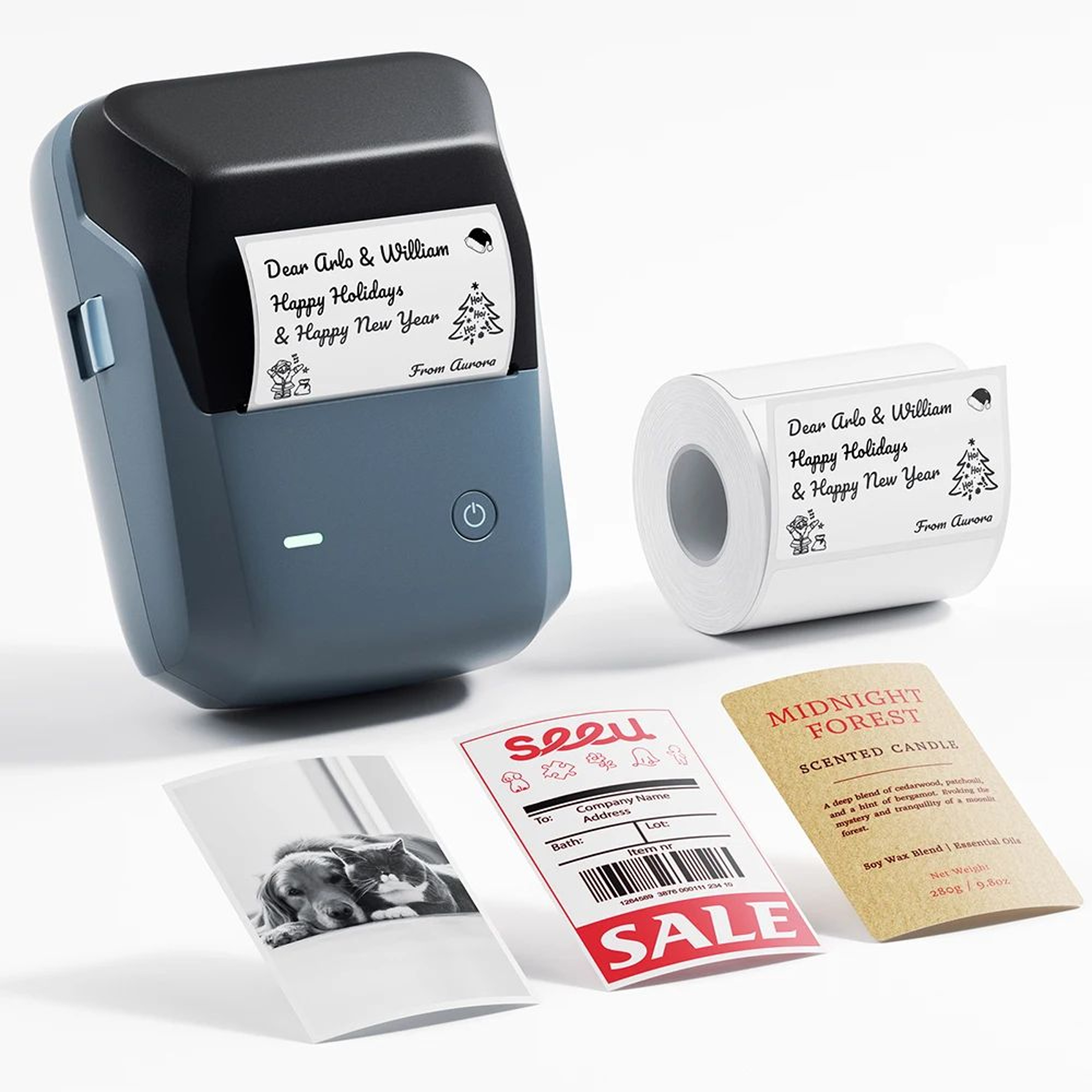 NIIMBOT B1 Pro Wireless 300 DPI Red And Black Label Printer 0