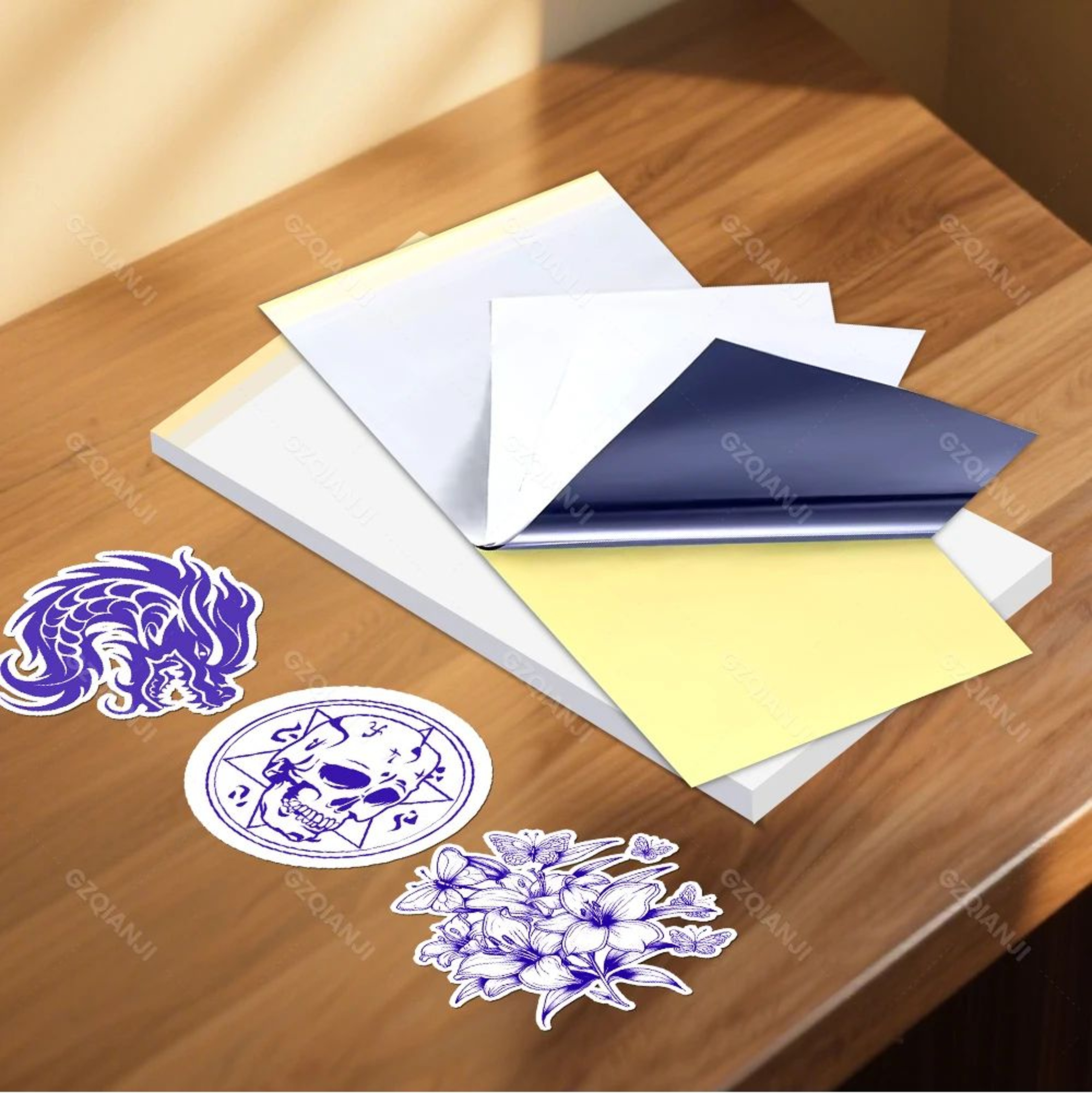 AIMO MR3 Mini Wireless Thermal Stencil Printer For Small Tattoos 9