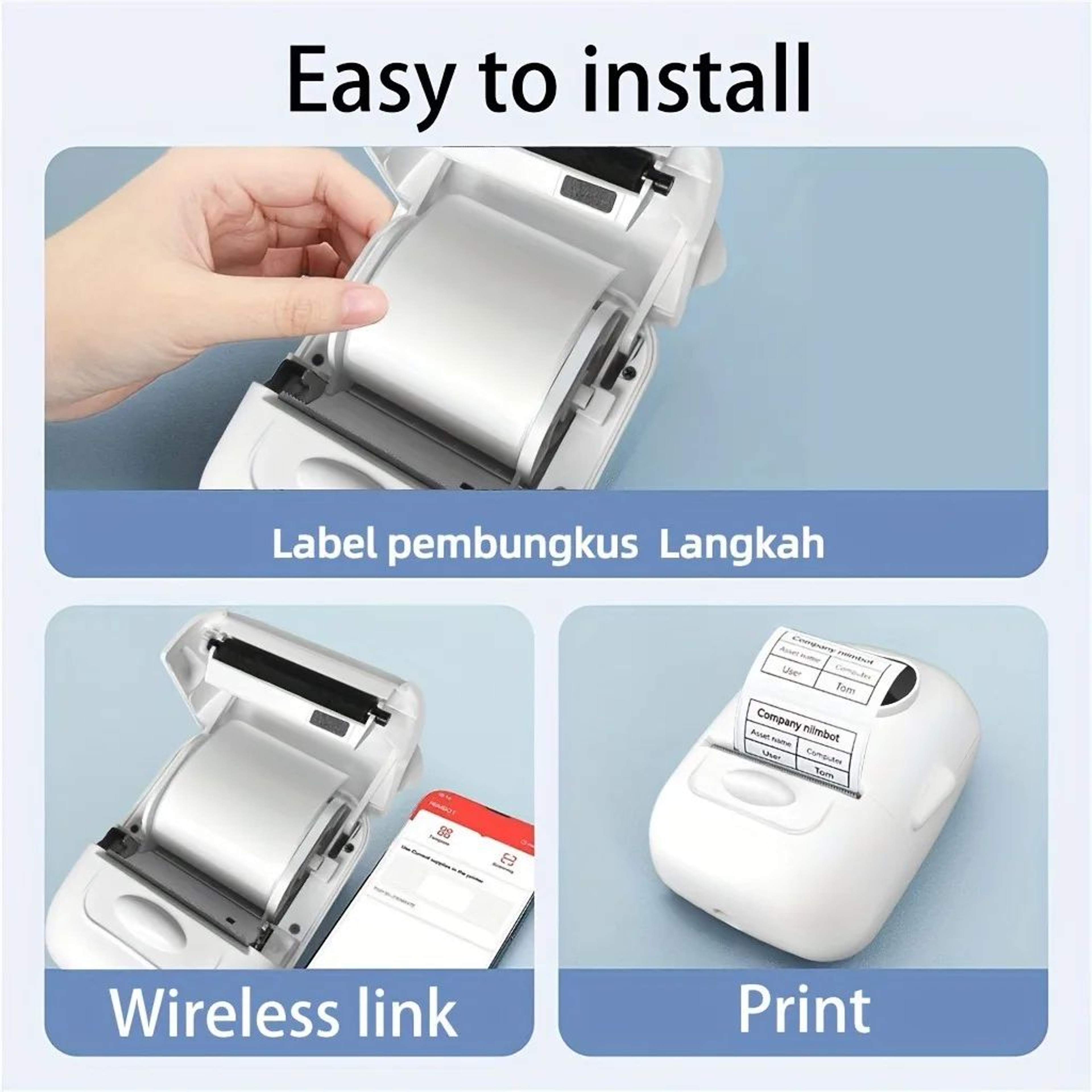 Marklife P50 Thermal Label Printer For Business And Custom Stickers 4