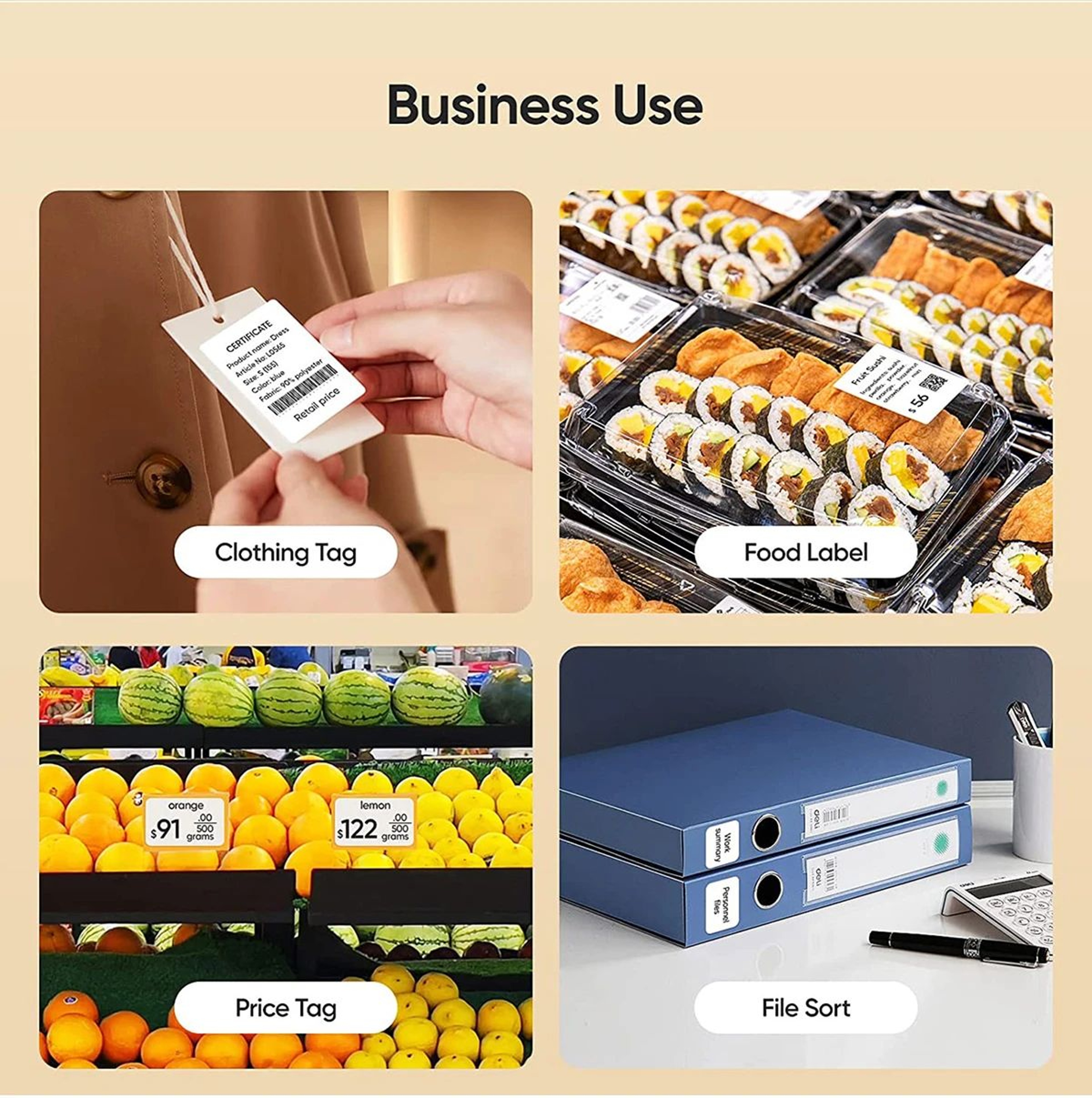 Marklife P50 Thermal Label Printer For Business And Custom Stickers 12