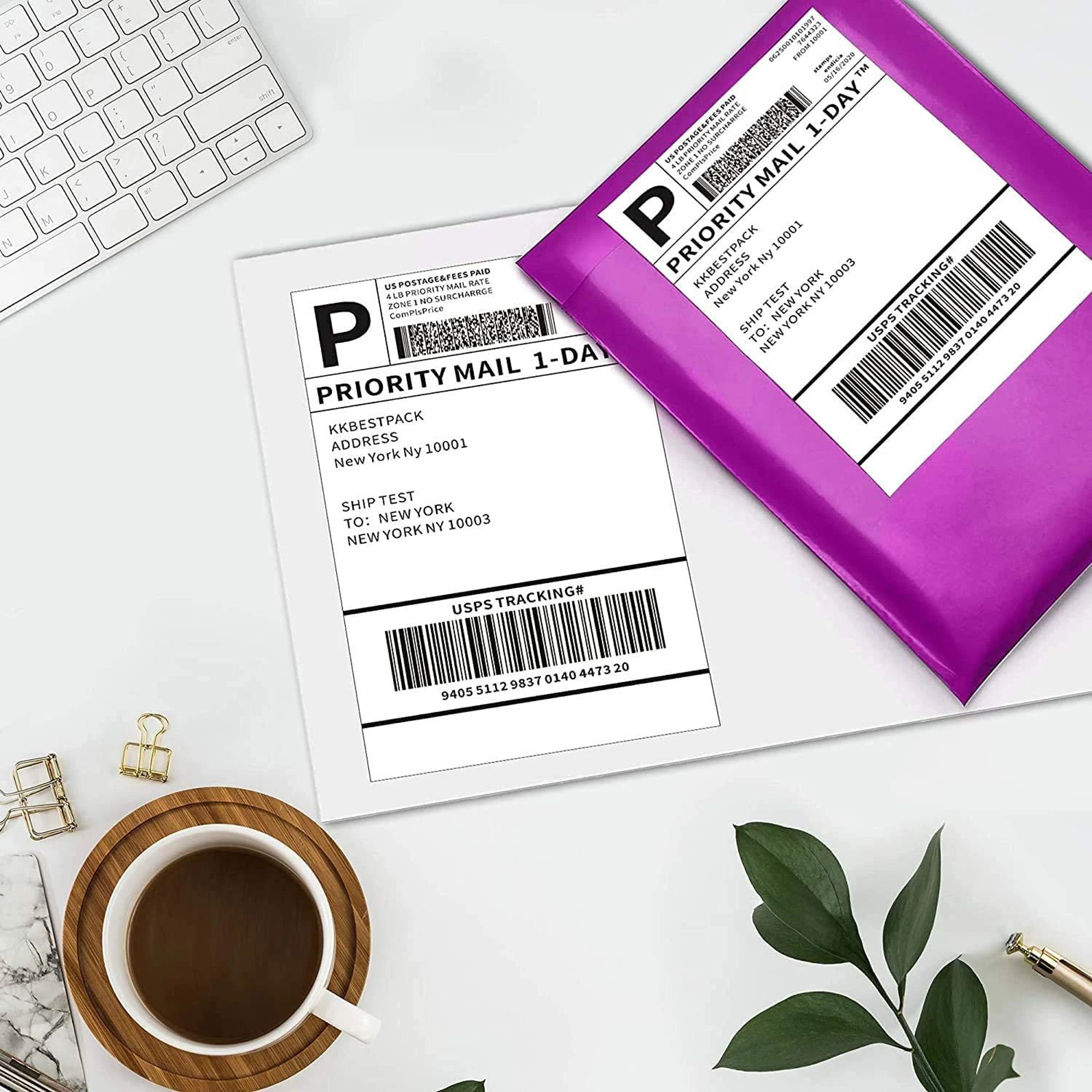 4x6 Inch Self Adhesive Waterproof Thermal Shipping Labels 2
