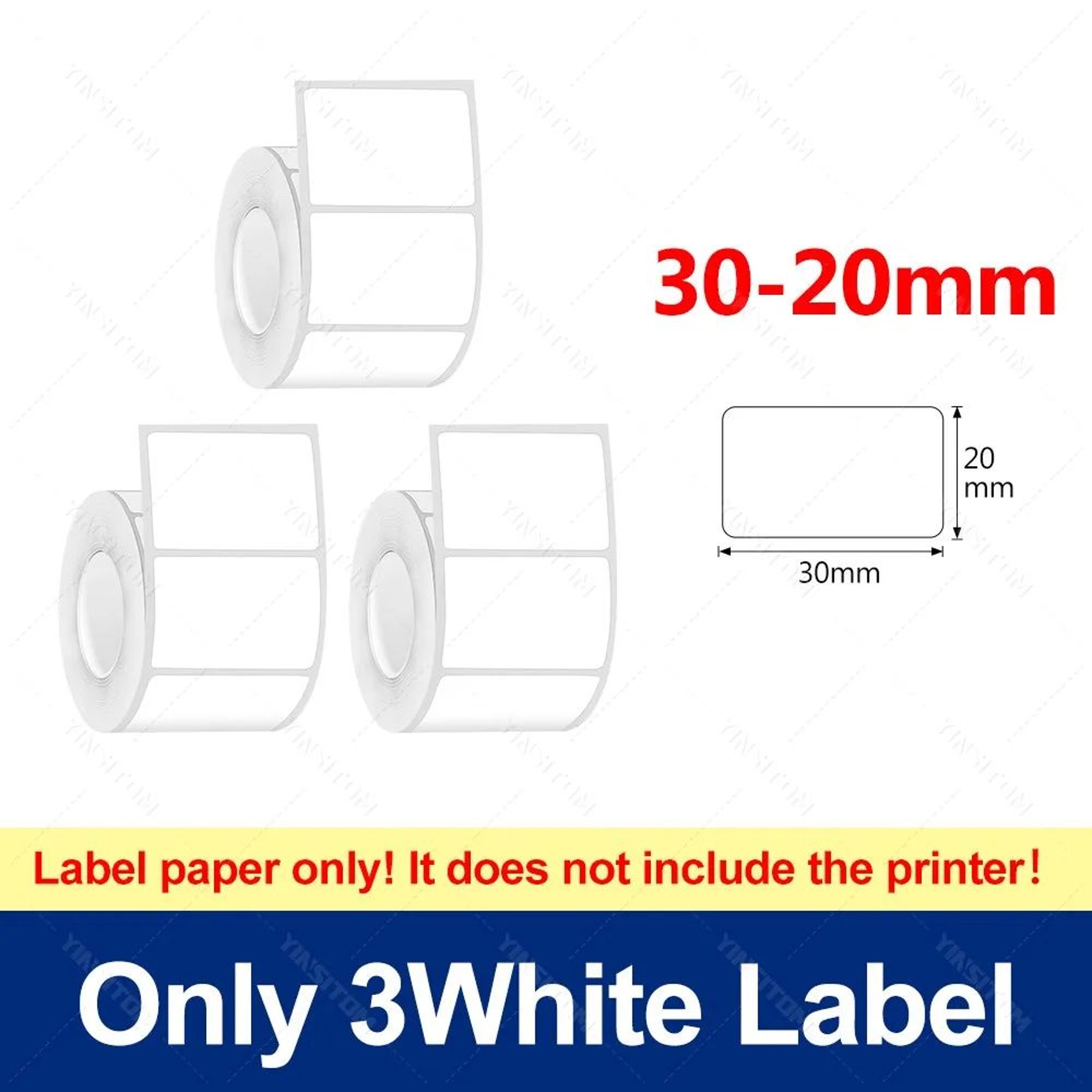 YINSITOM Mini Bluetooth Thermal Label Printer For Barcodes And Price Tags 18