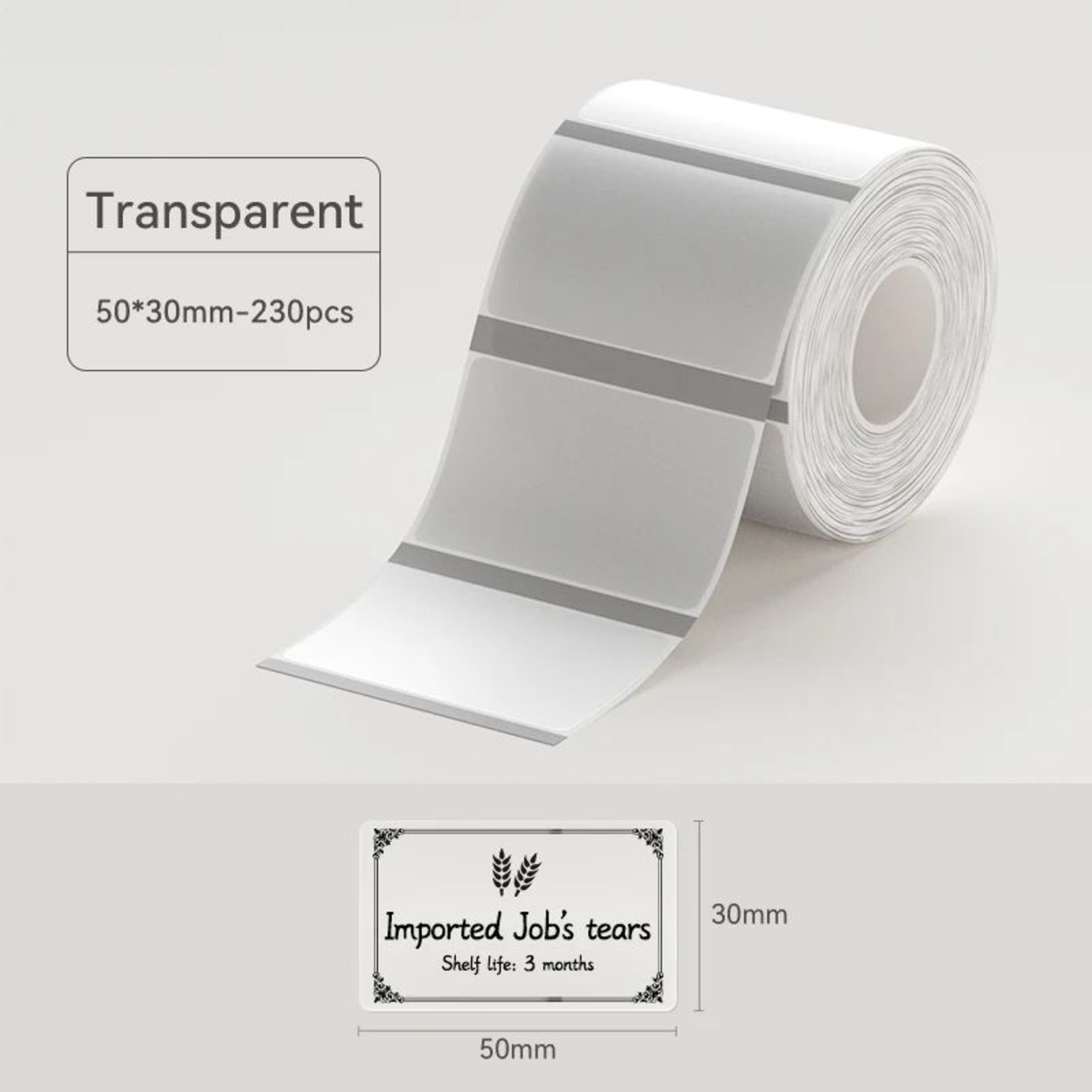 NIIMBOT Transparent Waterproof Thermal Labels For B21 B1 And B3S 11