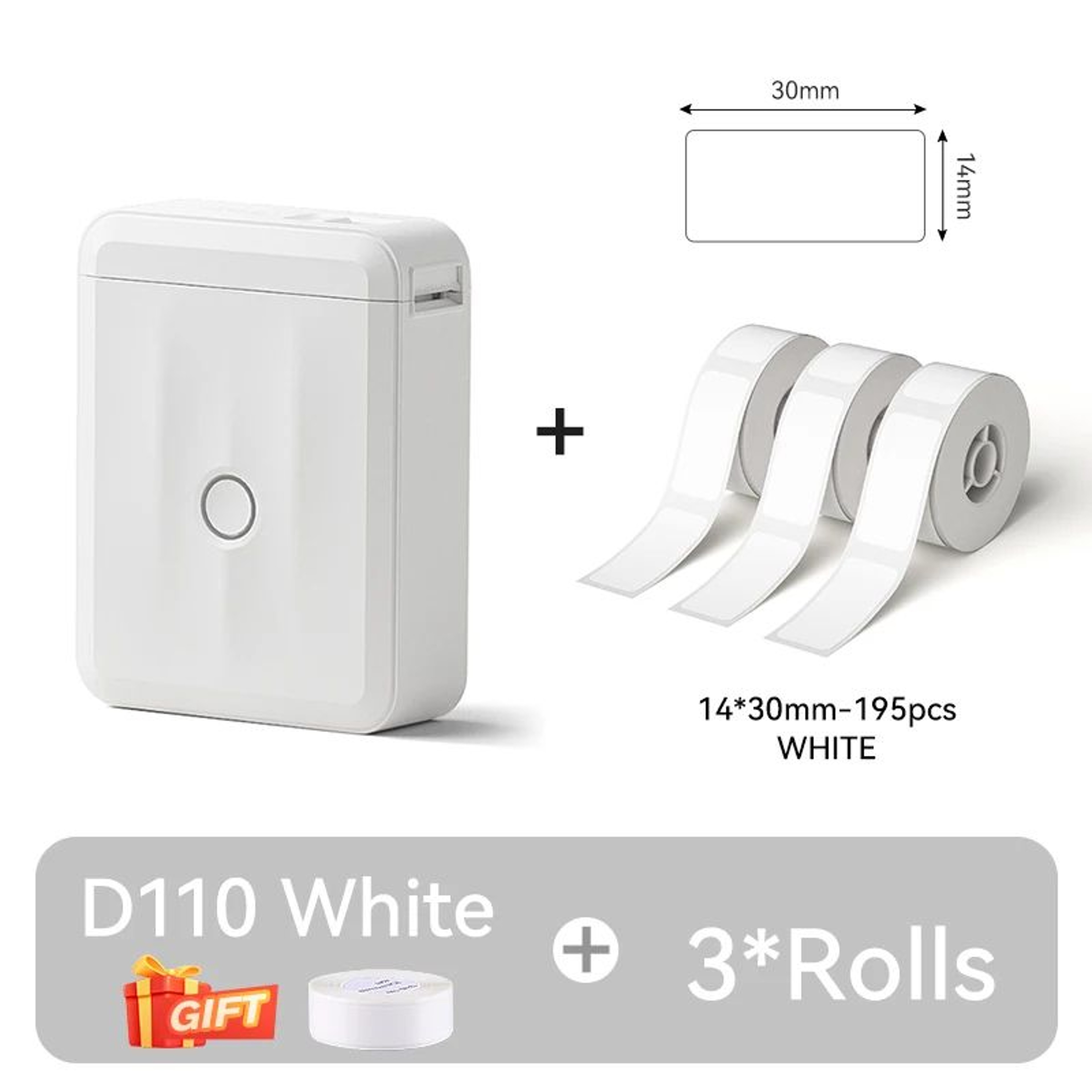 NIIMBOT D110 Mini Portable Thermal Label Maker With Tape 11