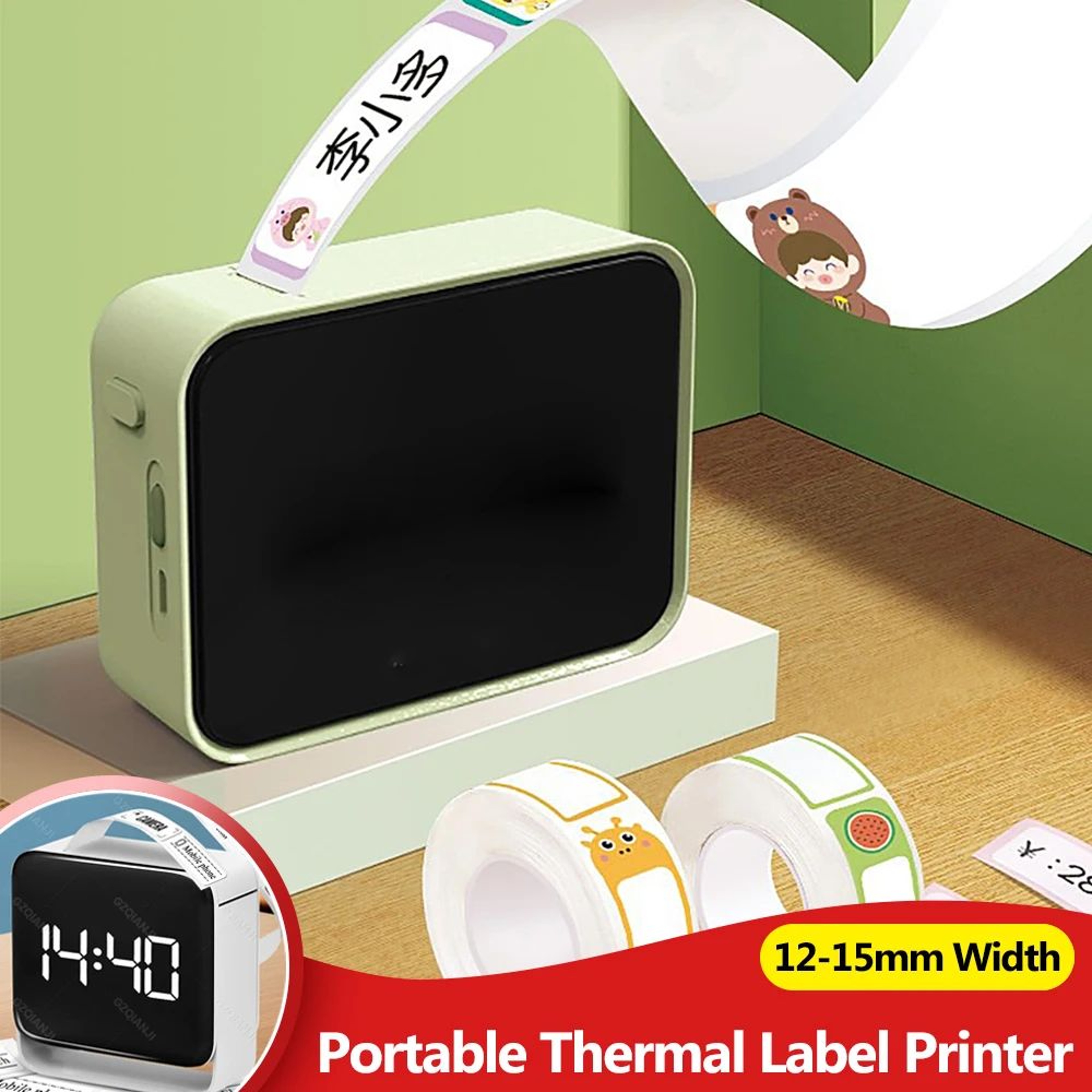 Marklife P15 Portable Bluetooth Thermal Label Maker For Home And Office 0