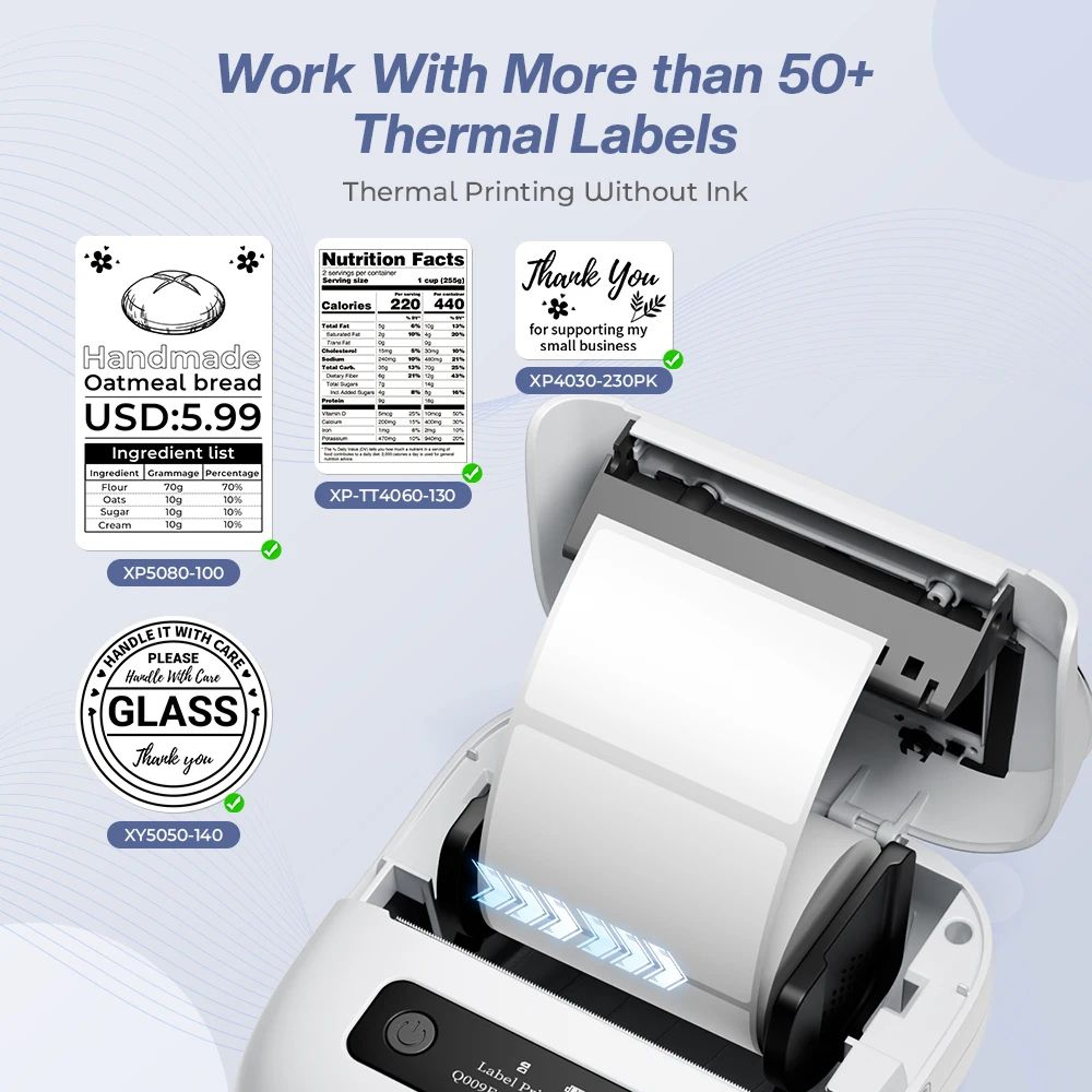Phomemo M220 Portable Thermal Label Maker For Office And Clothing Tags 4