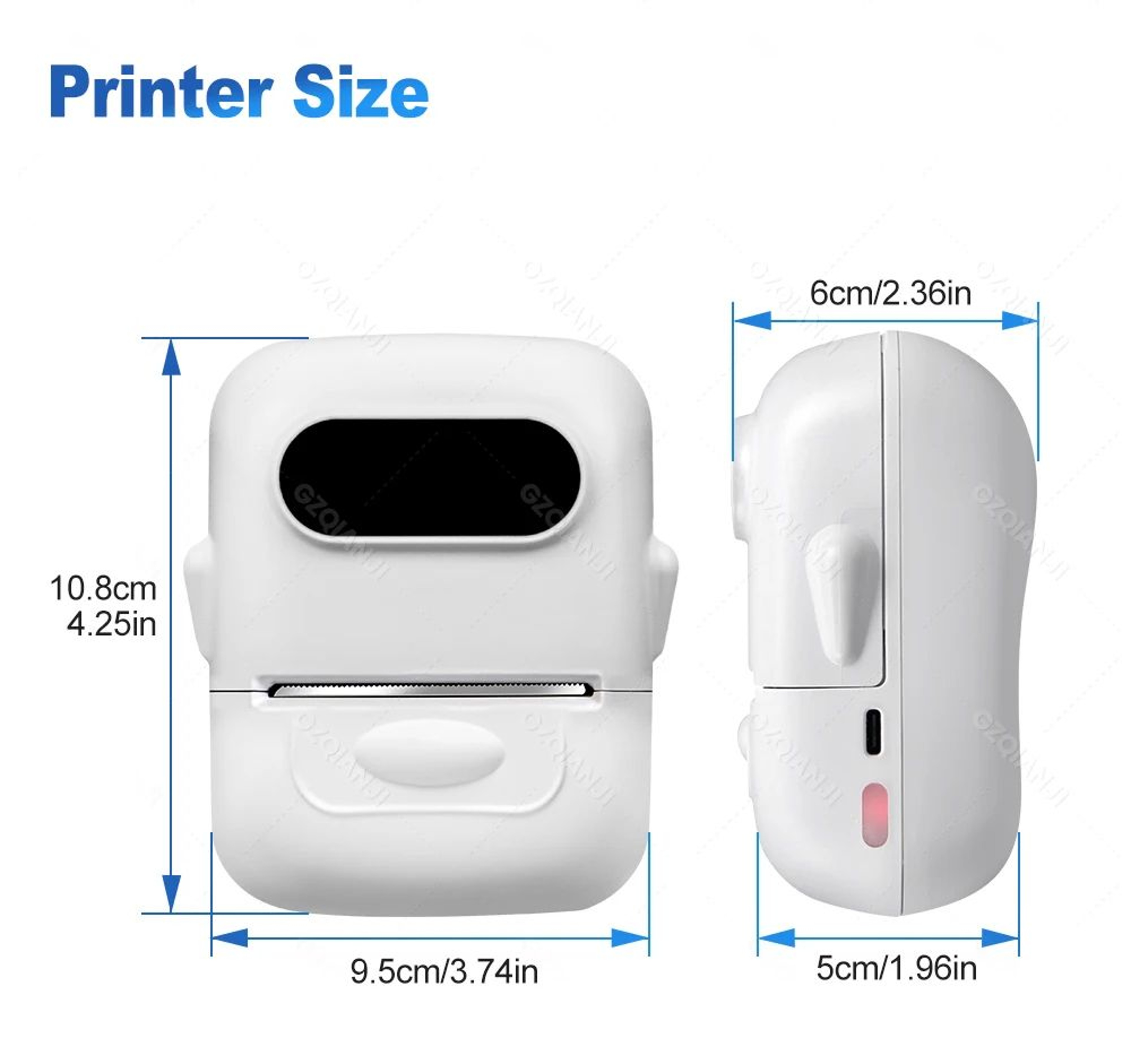 Marklife P50 Portable Wireless Inkless Sticker Label Printer 7