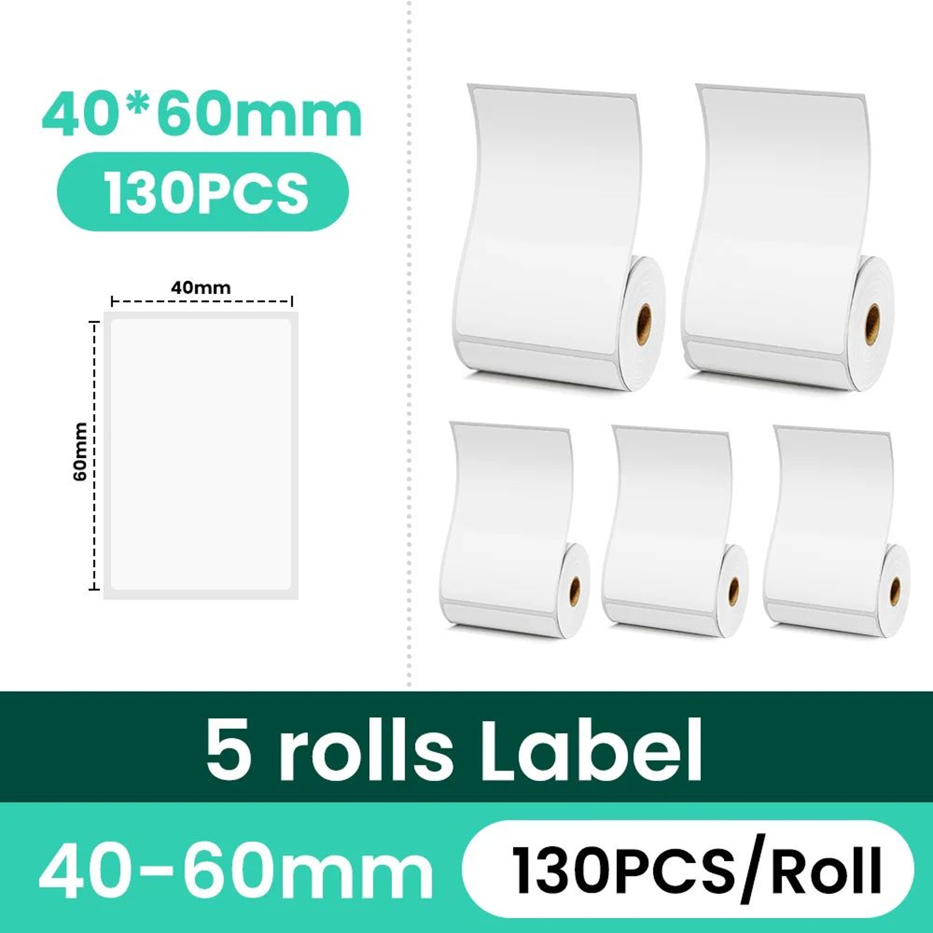 Phomemo White Thermal Sticker Labels 40x30mm For Home And School 7