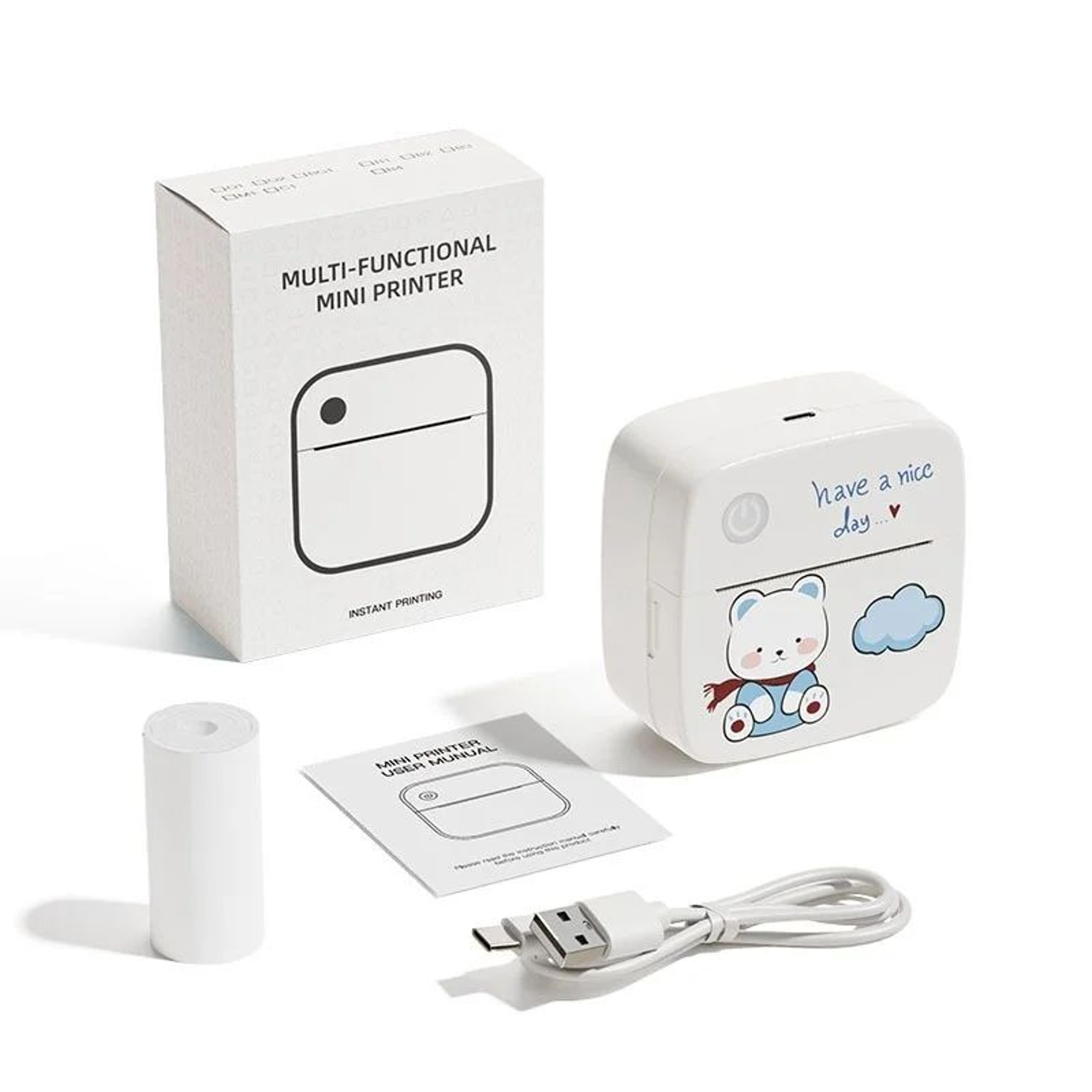 DOLEWA Mini Wireless Inkless Pocket Printer For Stickers And Labels 9
