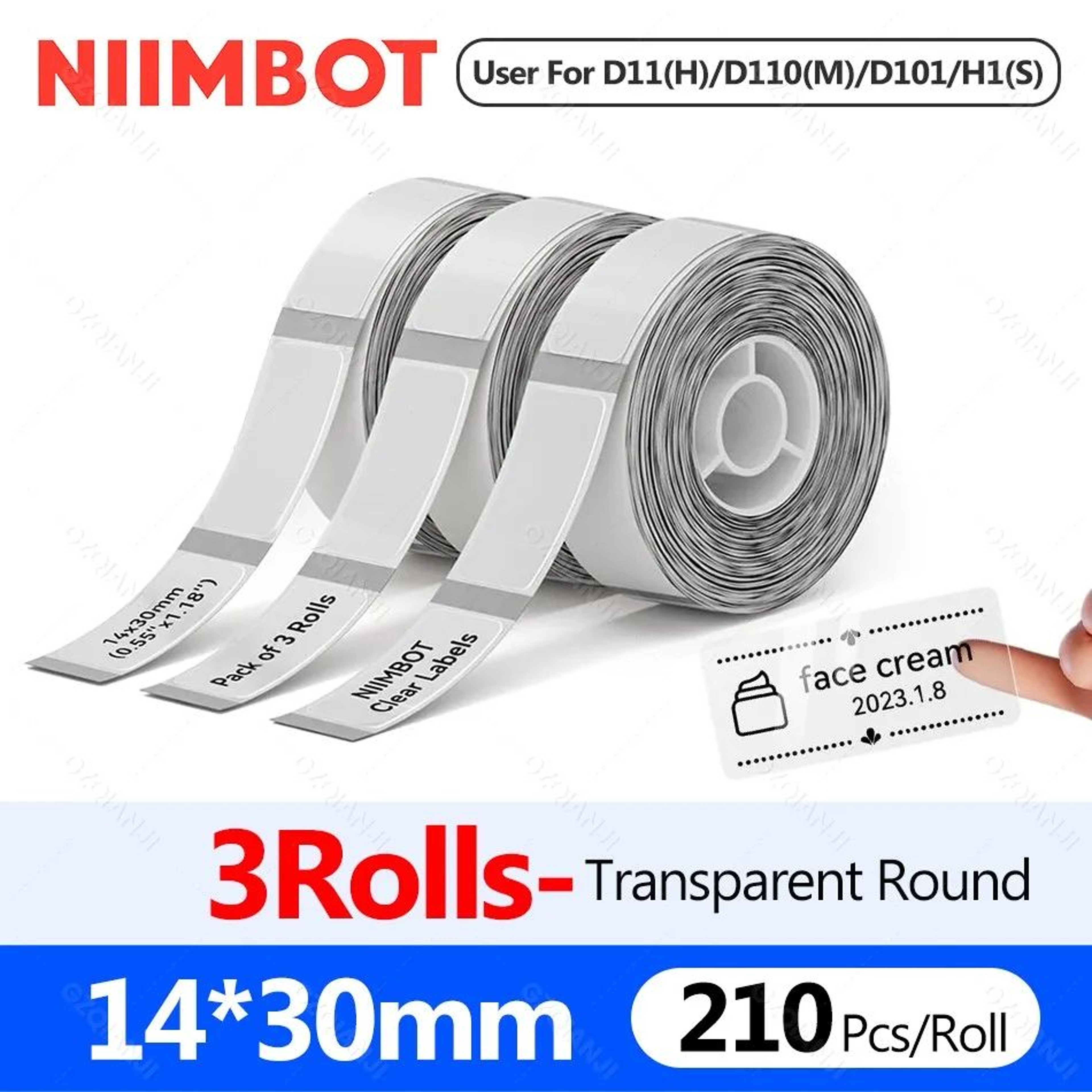 Niimbot D110M Mini Bluetooth Thermal Label And Barcode Printer 11