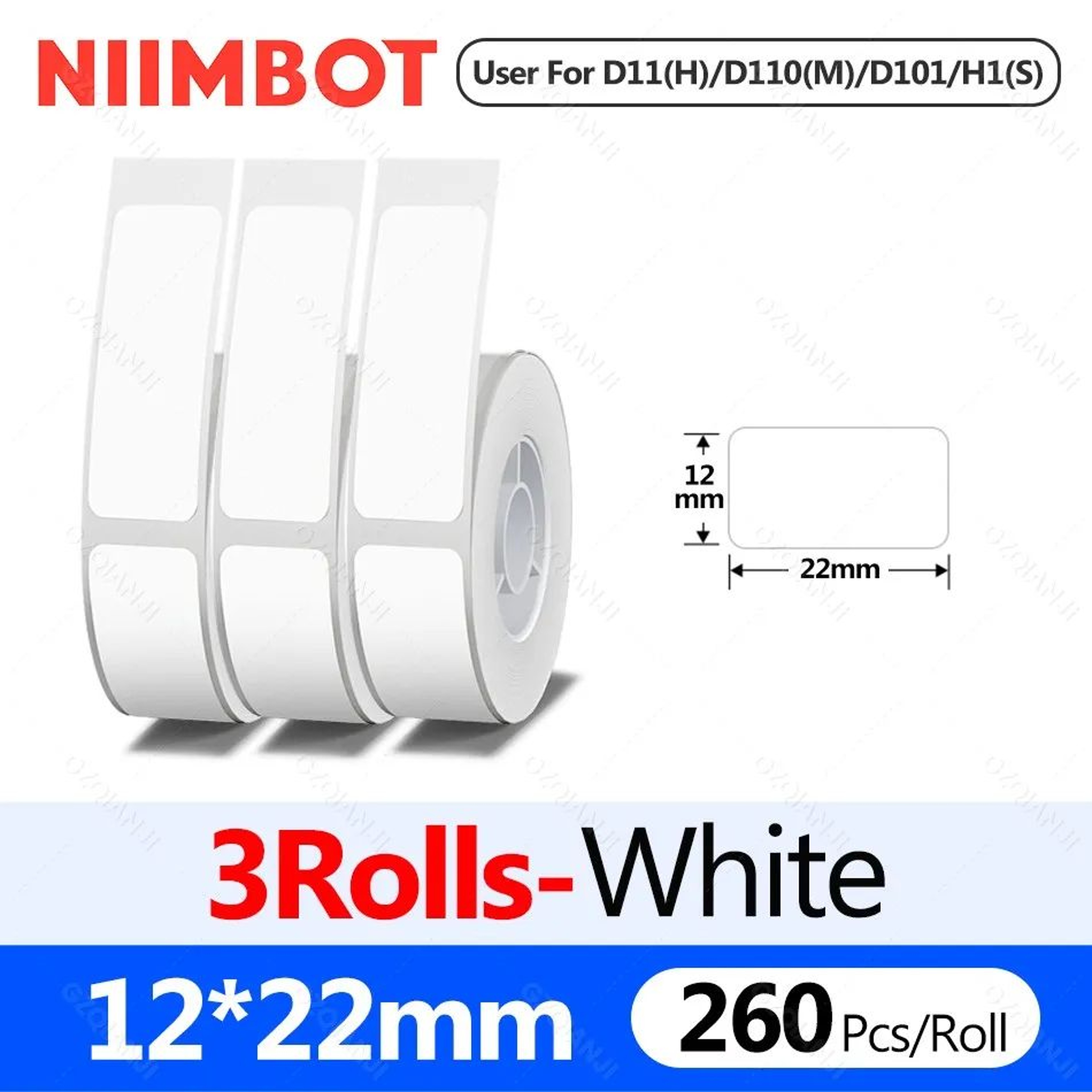 Niimbot D110M Mini Bluetooth Thermal Label And Barcode Printer 9