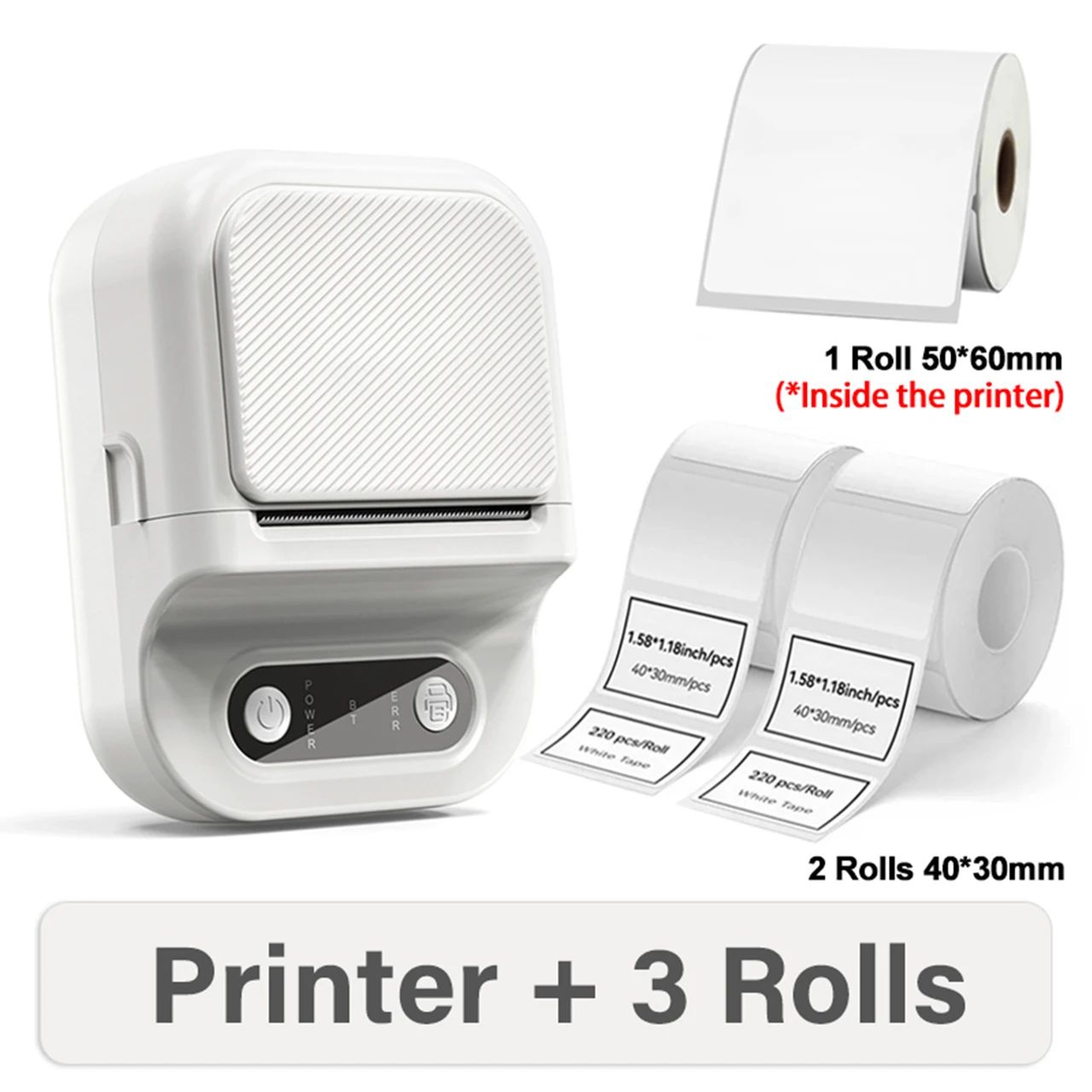 Portable Mini Inkless Label Printer For 12 To 58mm Adhesive Labels 15